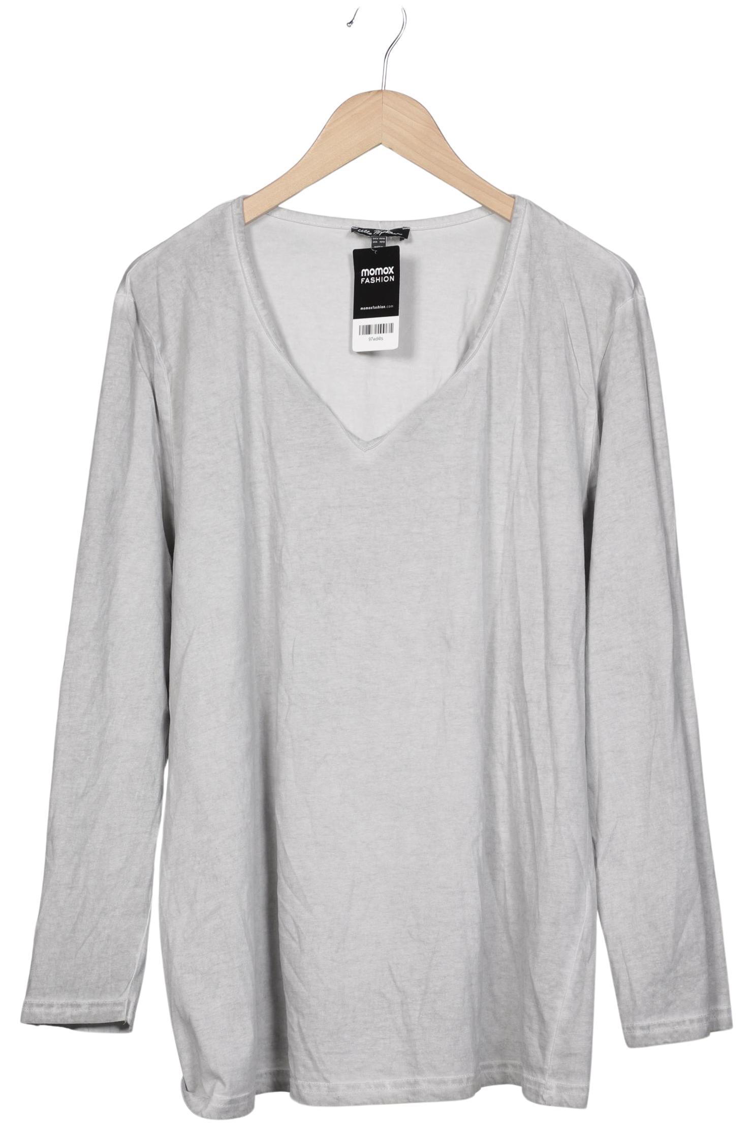 

Ulla Popken Damen Langarmshirt, grau, Gr. 46