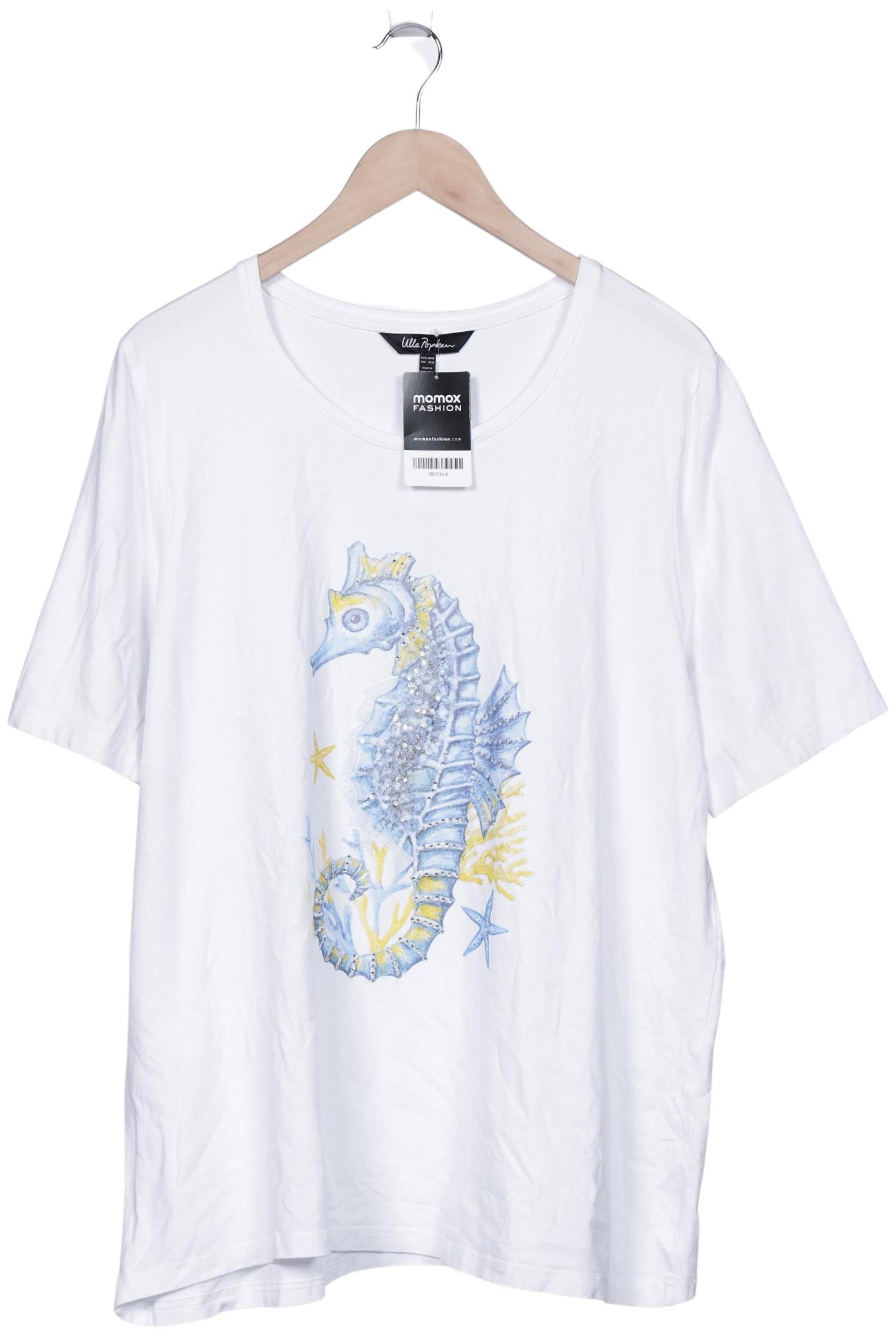 

Ulla Popken Damen T-Shirt, weiß, Gr. 46
