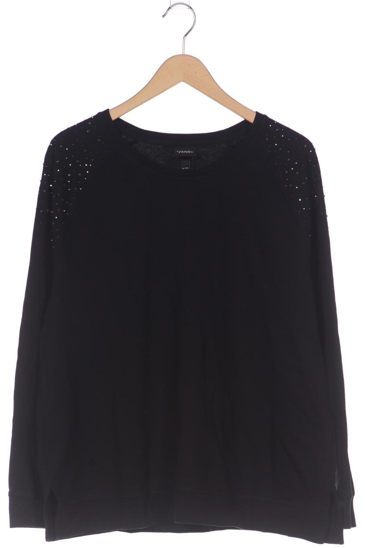 

Ulla Popken Damen Sweatshirt, schwarz, Gr. 48