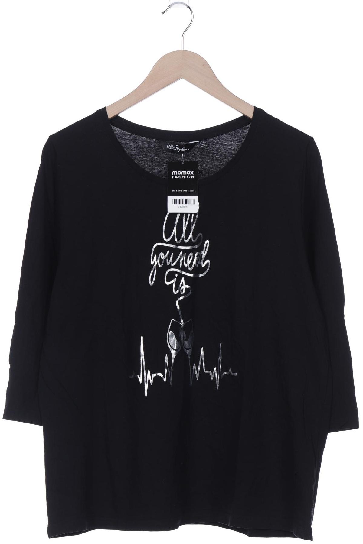 

Ulla Popken Damen Langarmshirt, schwarz, Gr. 46