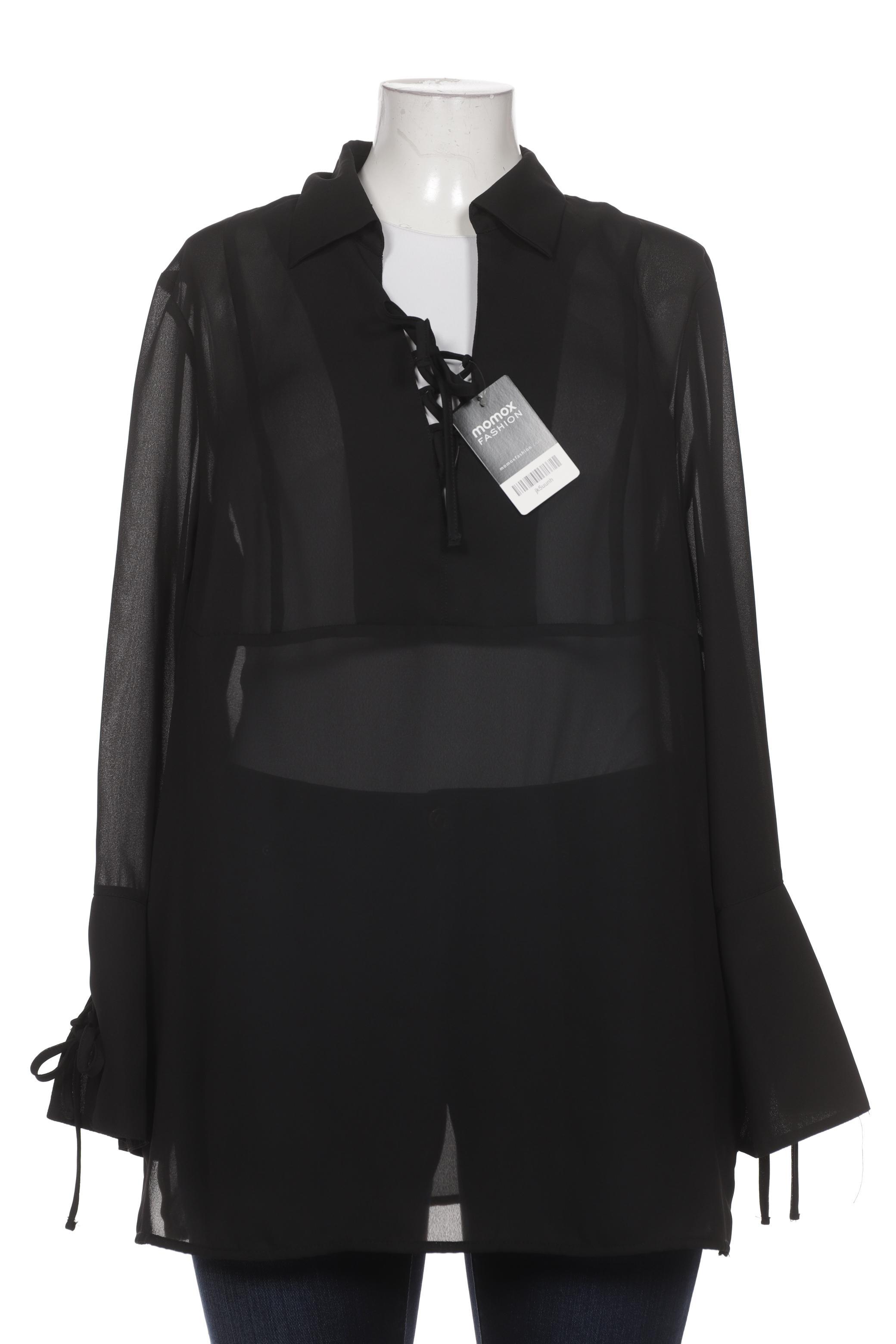 

Ulla Popken Damen Bluse, schwarz, Gr. 46
