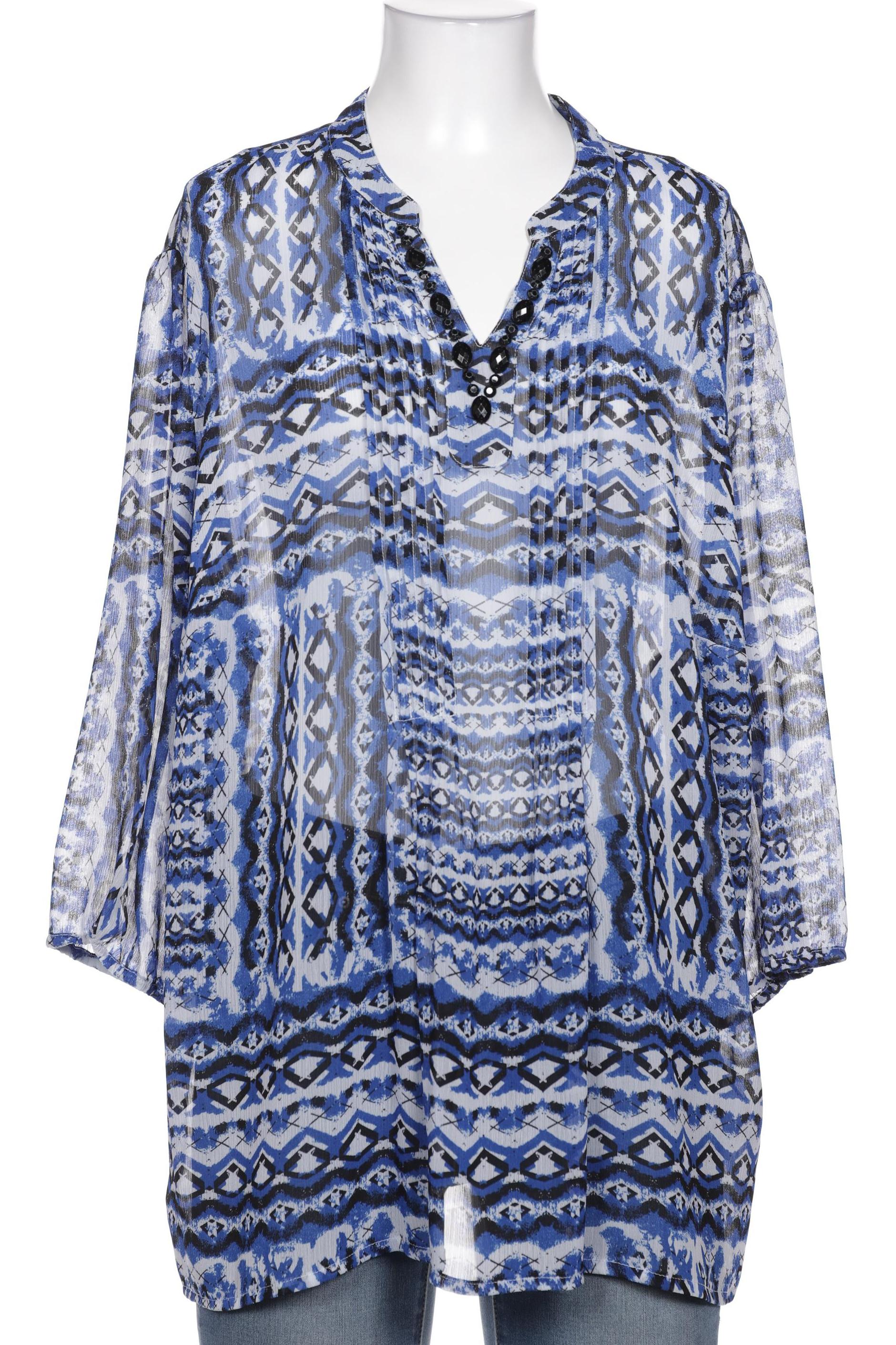 

Ulla Popken Damen Bluse, blau