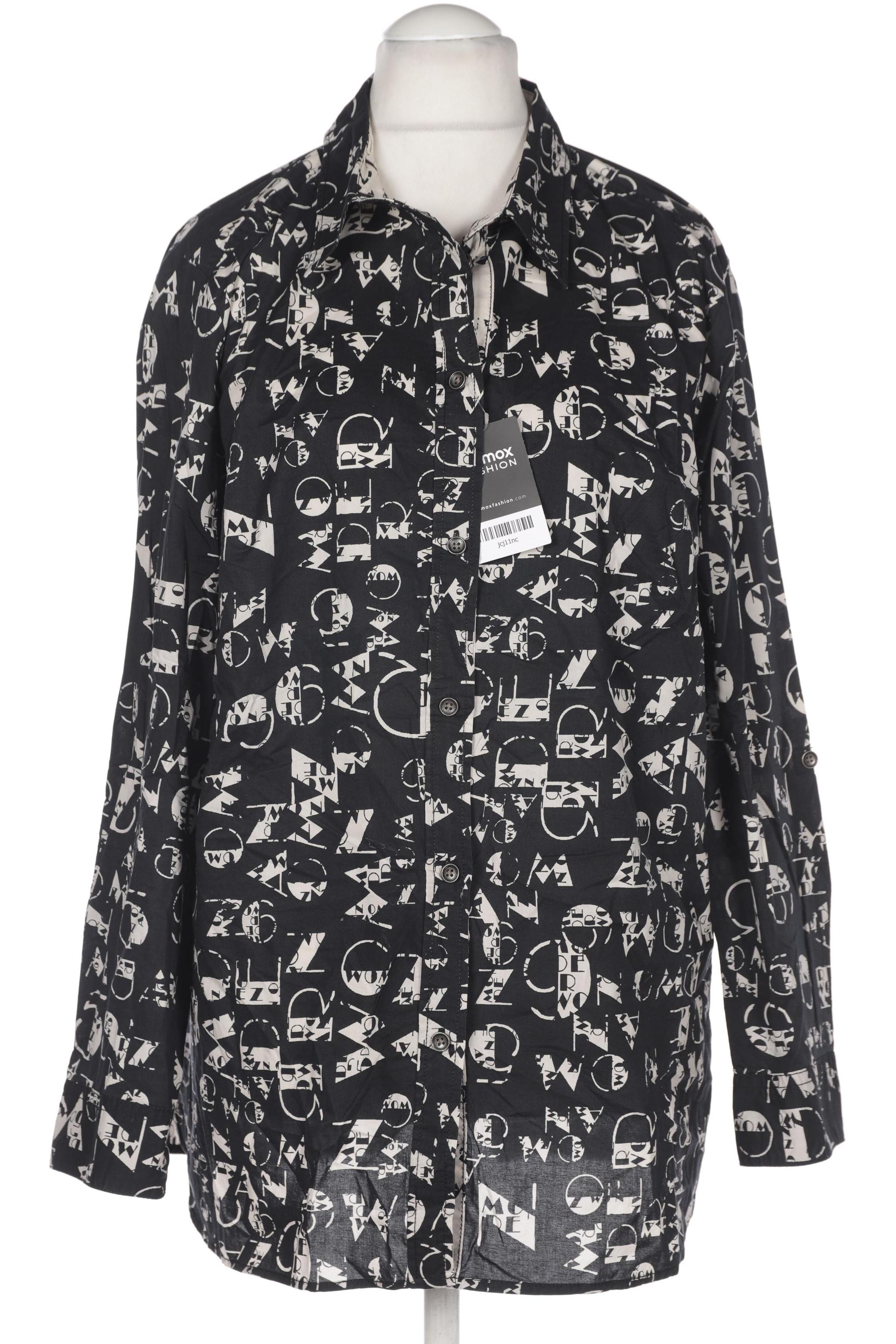 

Ulla Popken Damen Bluse, schwarz, Gr. 52