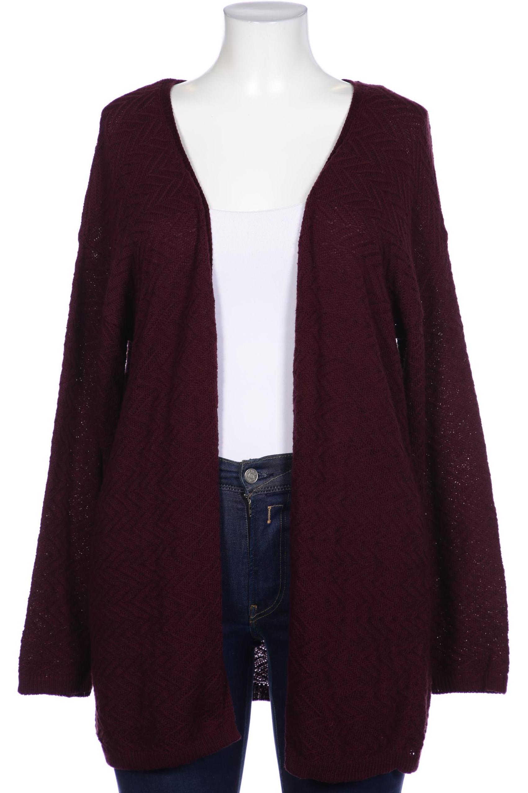 

Ulla Popken Damen Strickjacke, bordeaux, Gr. 42