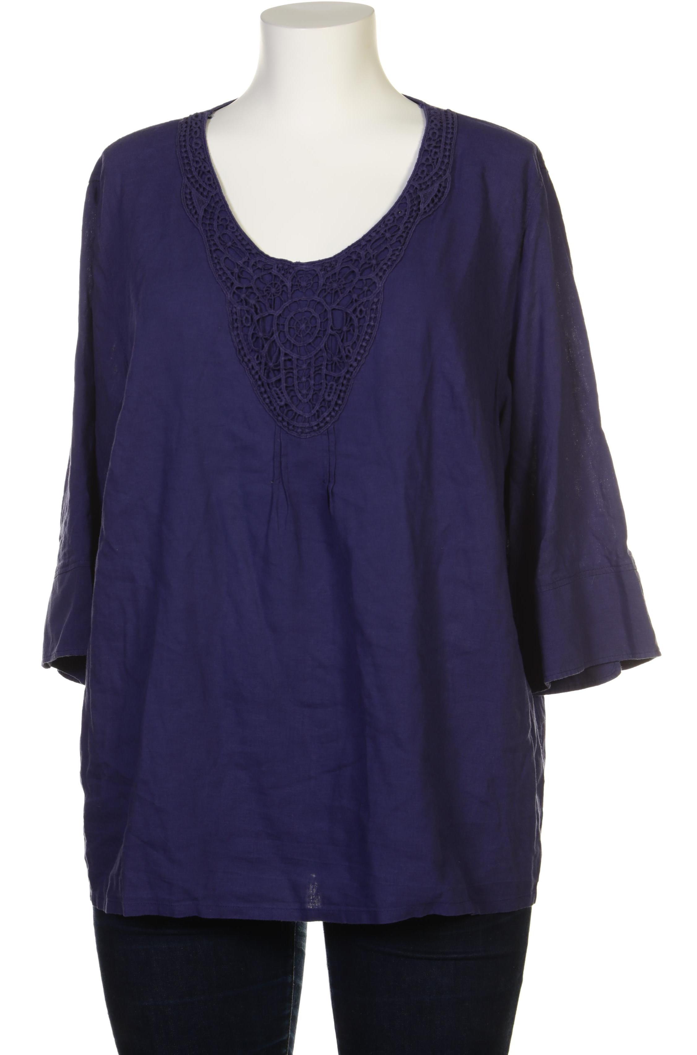 

Ulla Popken Damen Bluse, blau, Gr. 46