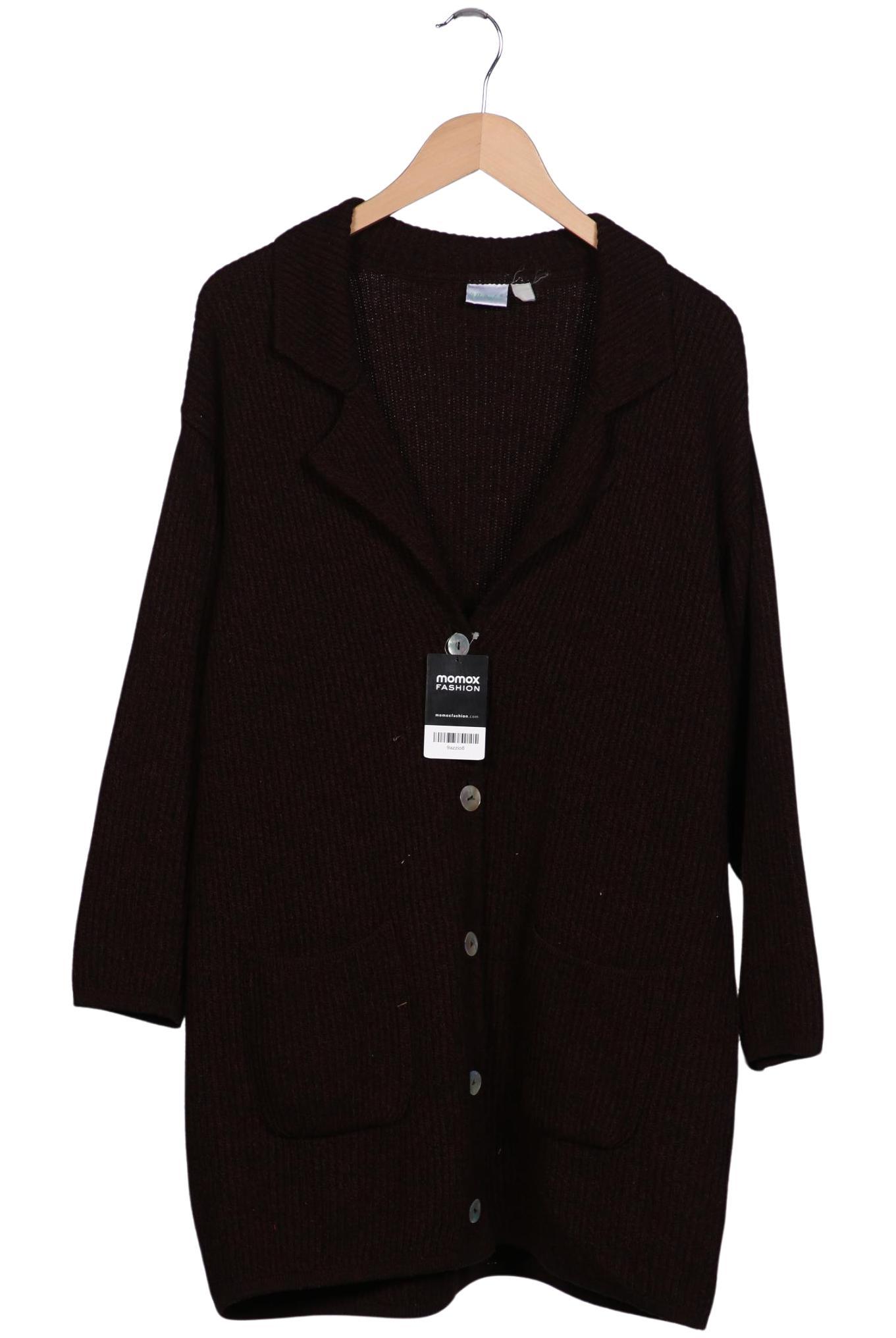 

Ulla Popken Damen Strickjacke, braun, Gr. 48
