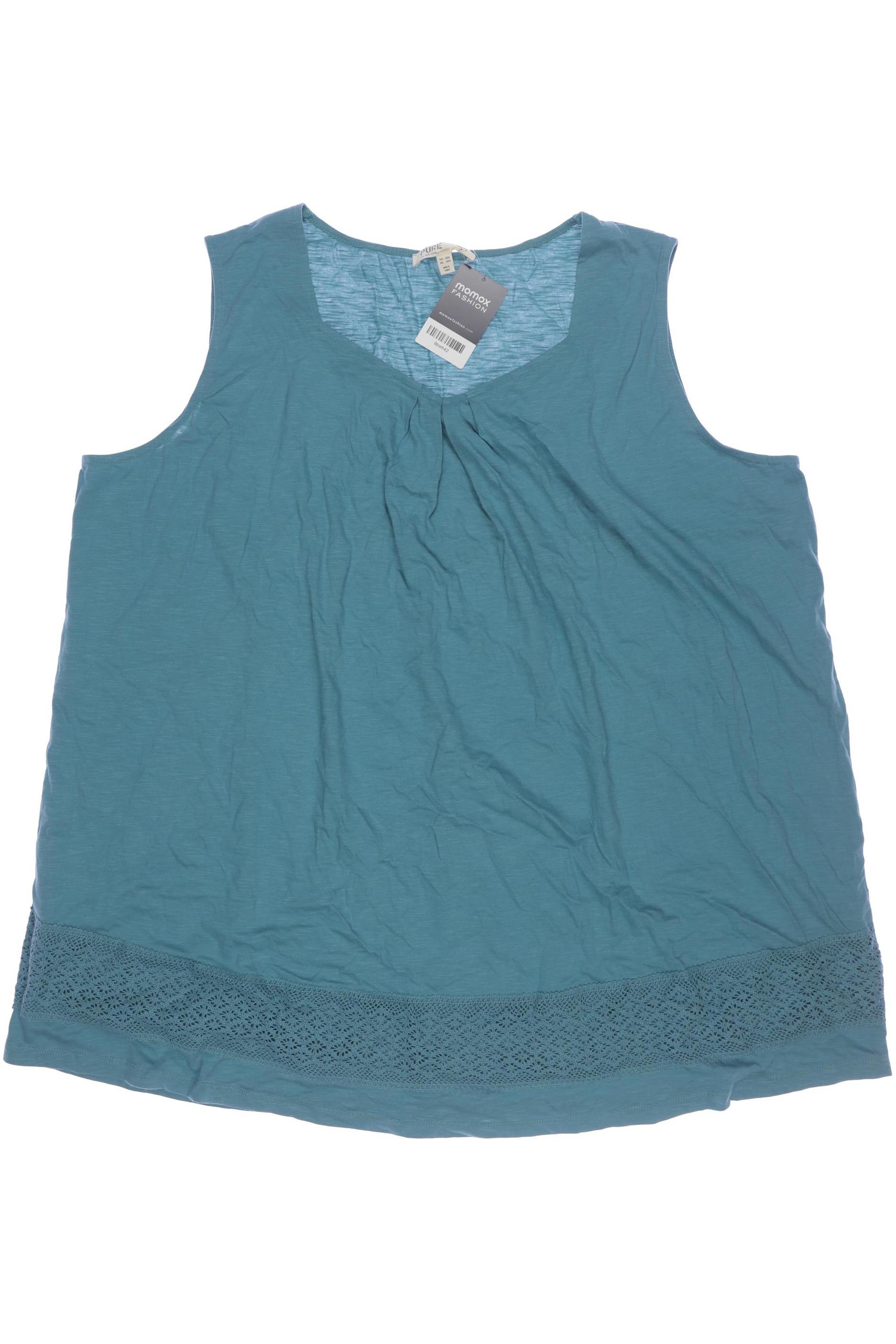 

Ulla Popken Damen Top, türkis, Gr. 56