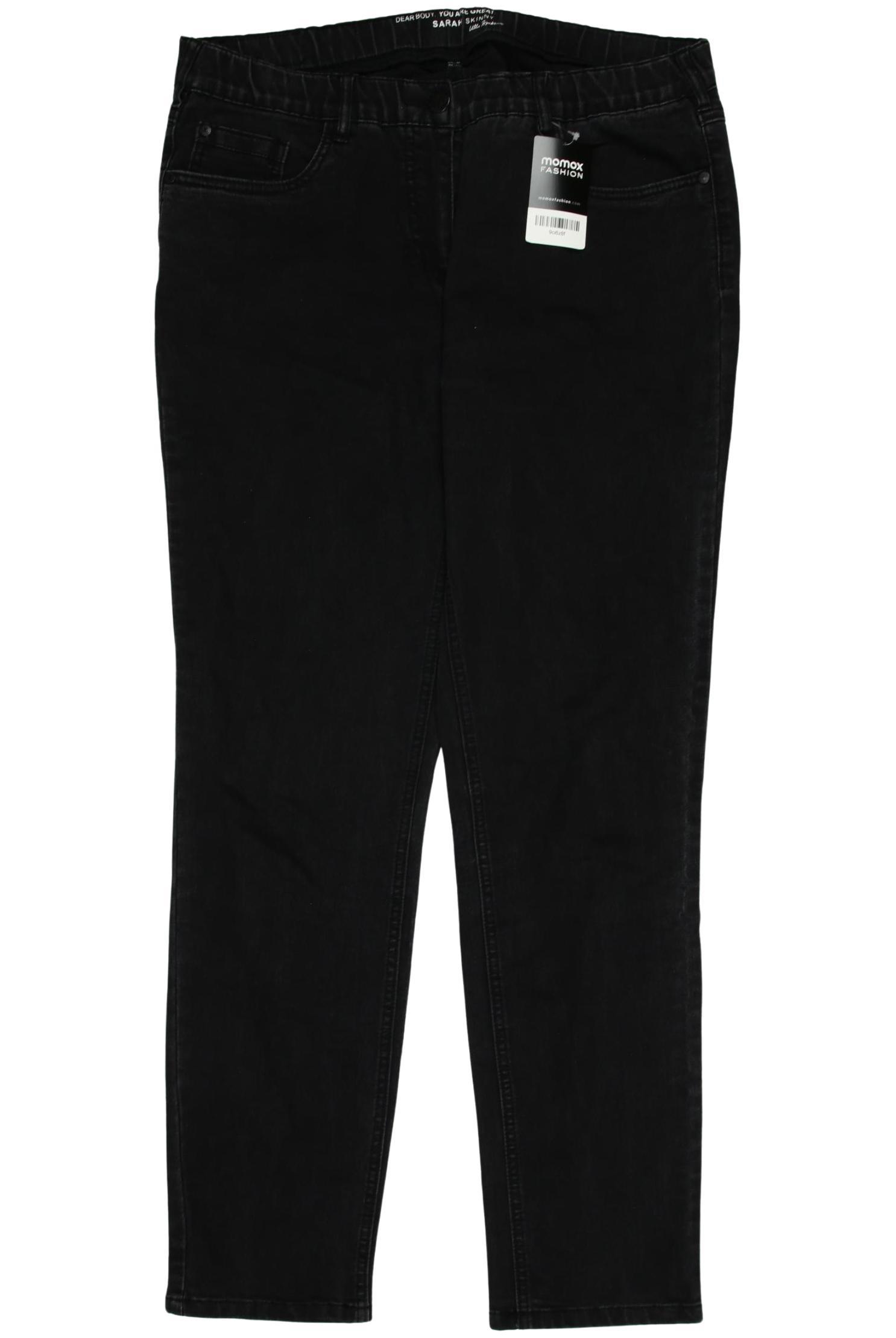 

Ulla Popken Damen Jeans, schwarz, Gr. 92