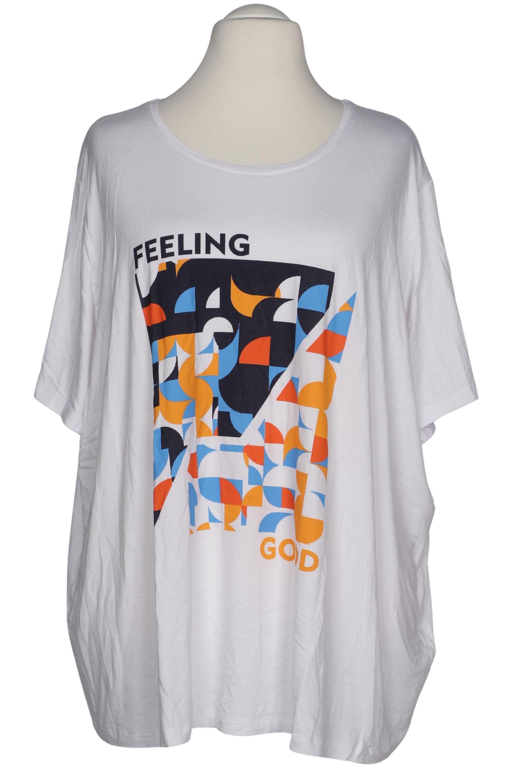 

Ulla Popken Damen T-Shirt, weiß, Gr. 54