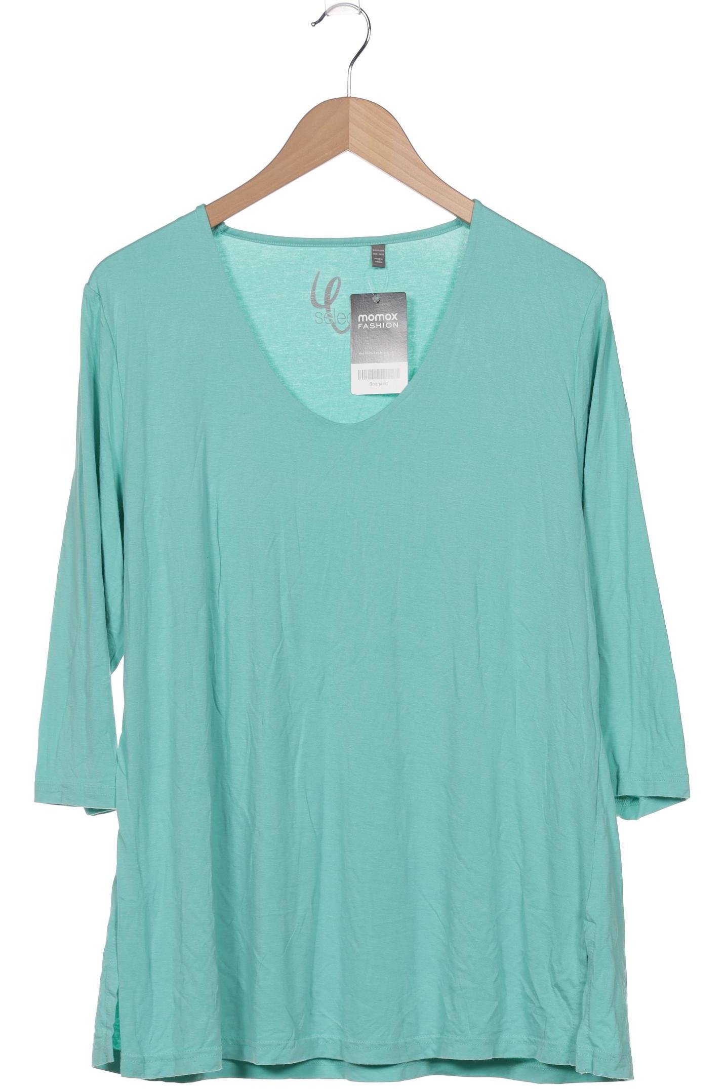 

Ulla Popken Damen Langarmshirt, türkis, Gr. 46