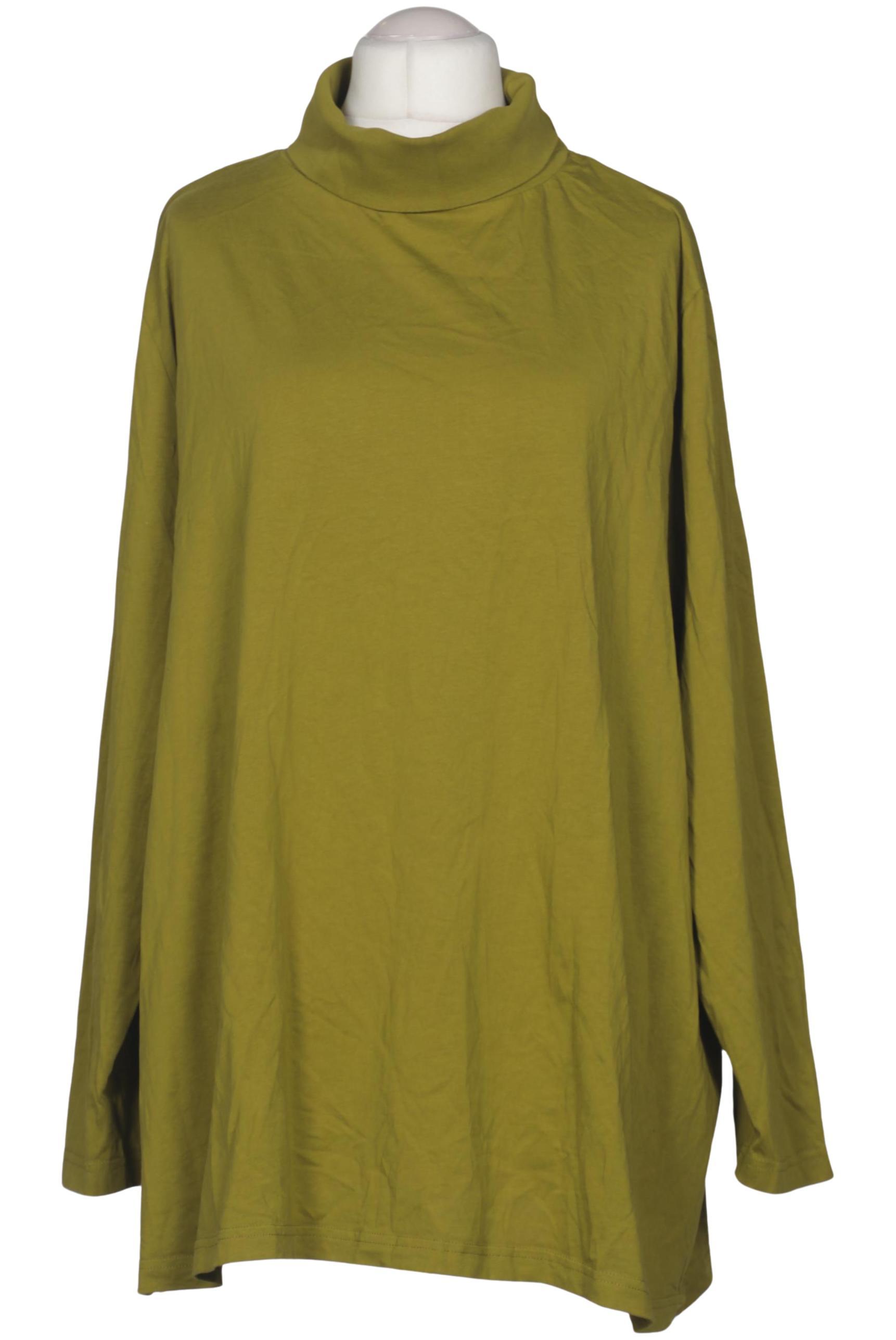 

Ulla Popken Damen Langarmshirt, grün, Gr. 62