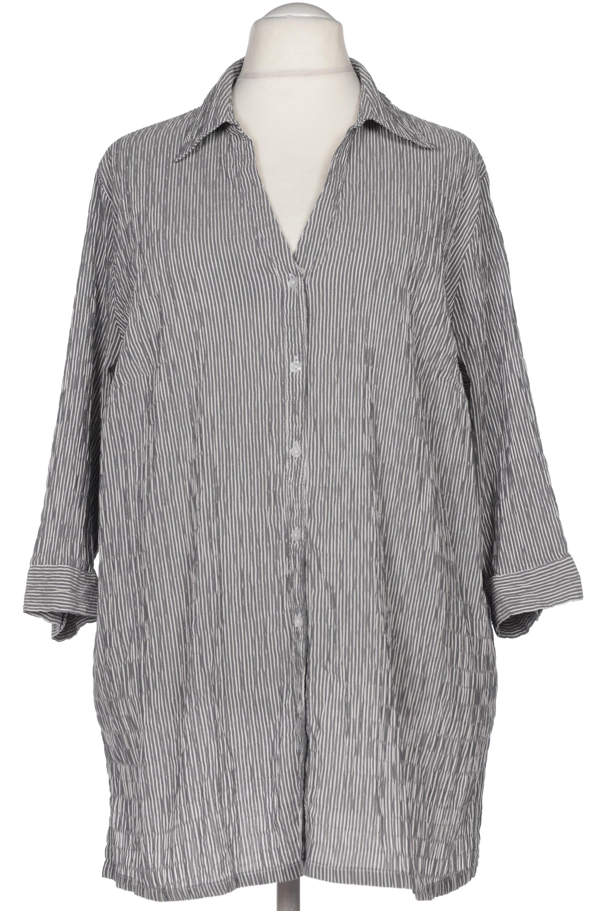 

Ulla Popken Damen Bluse, grau, Gr. 56