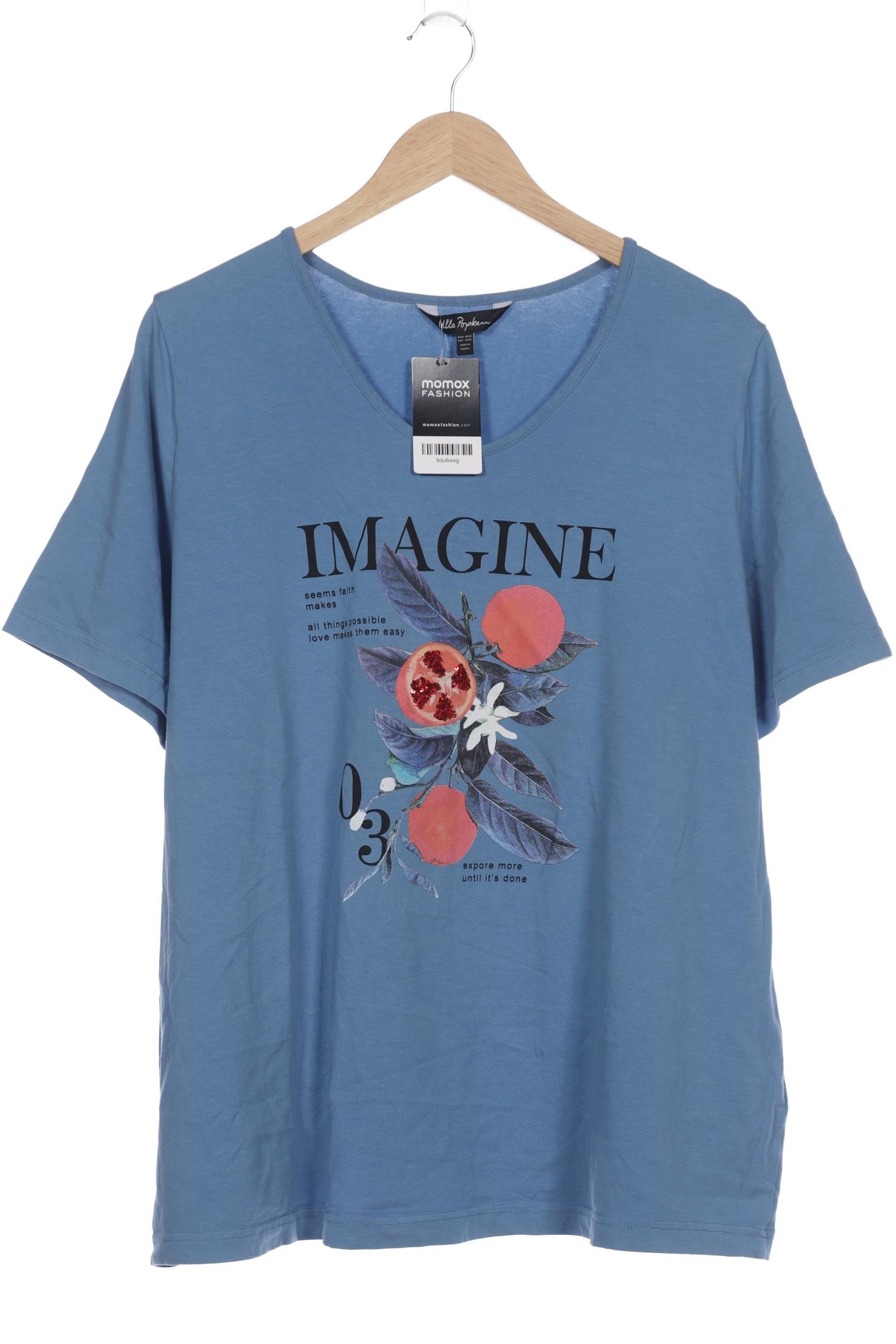 

Ulla Popken Damen T-Shirt, blau, Gr. 50