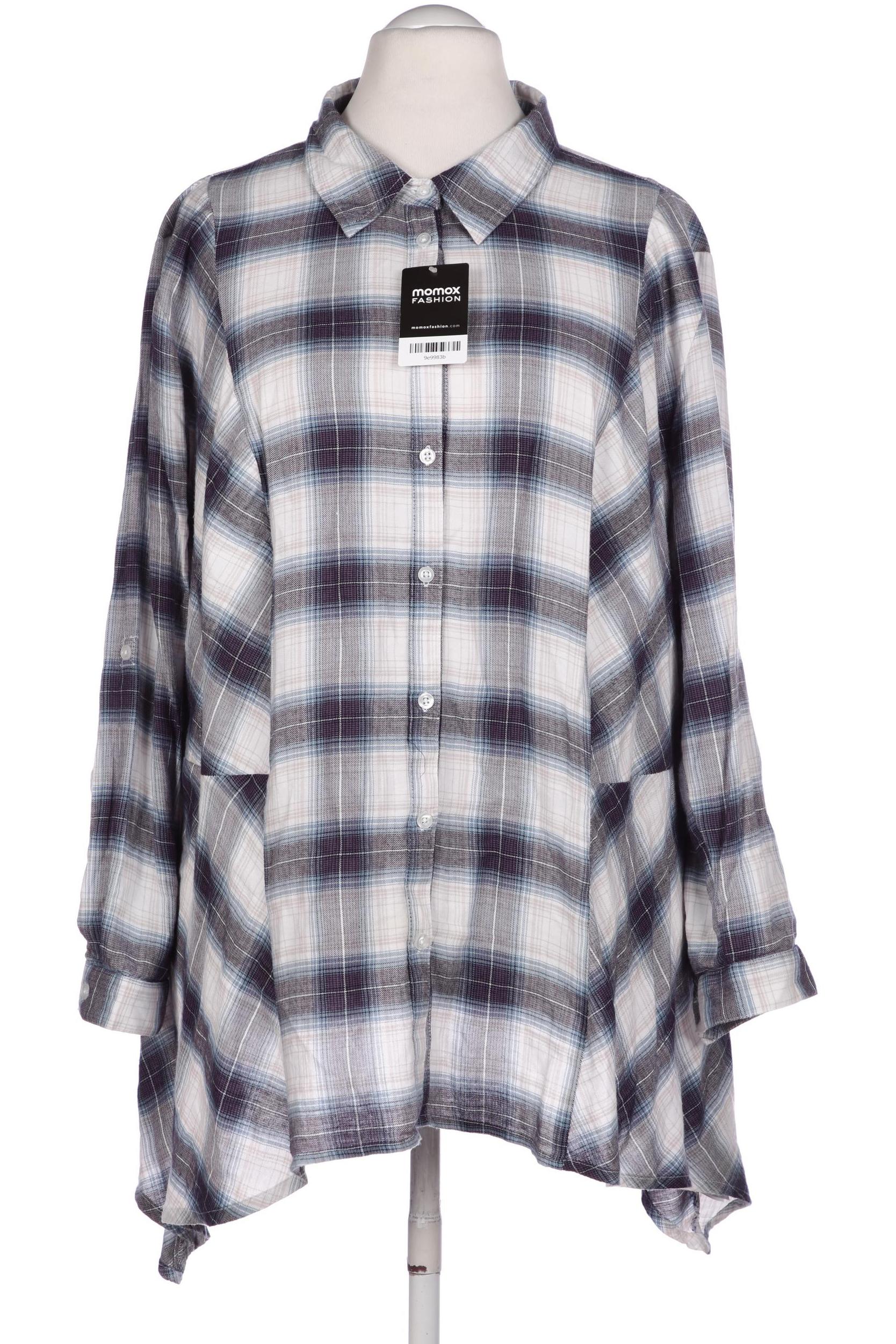 

Ulla Popken Damen Bluse, blau, Gr. 54