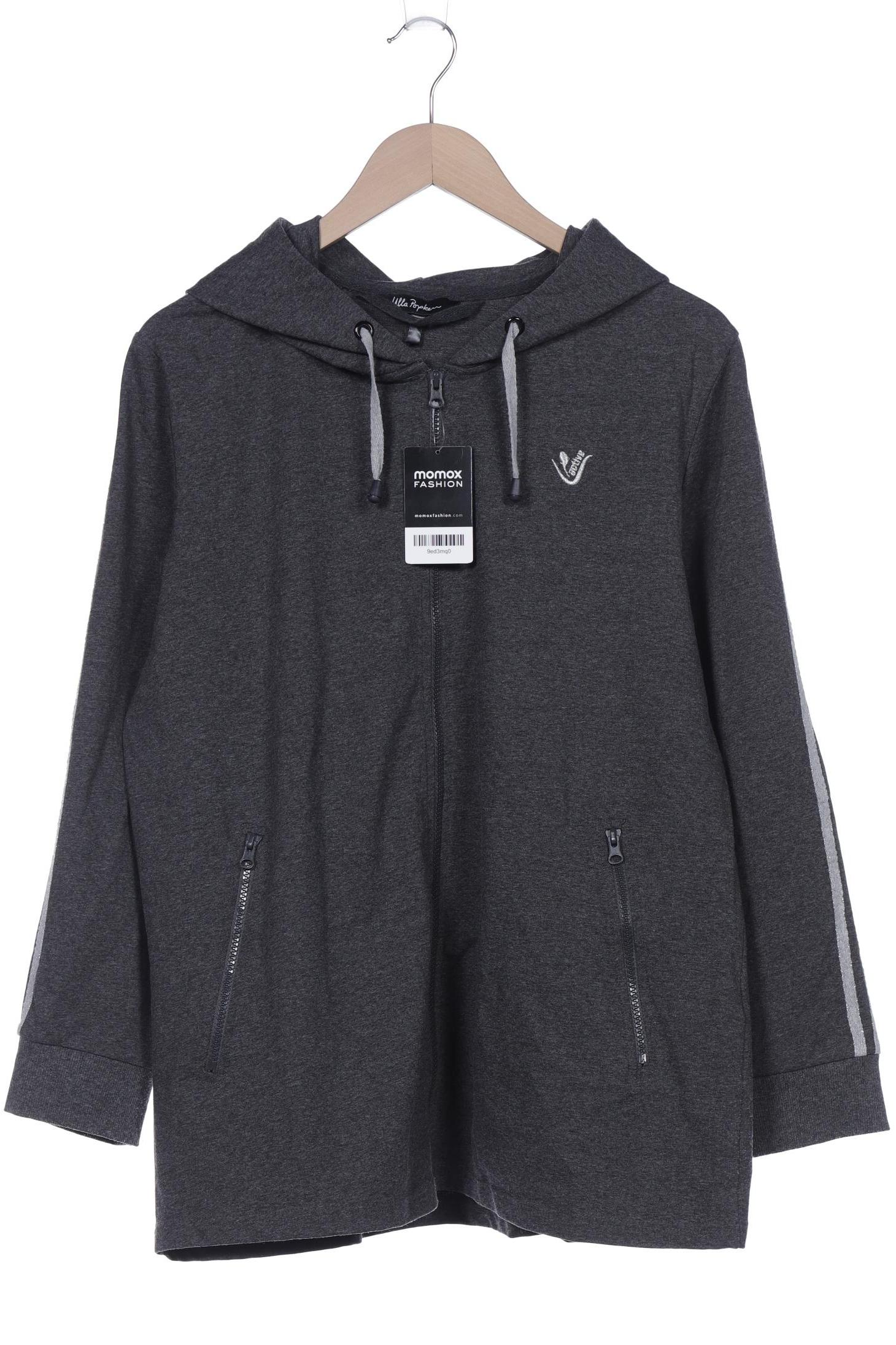 

Ulla Popken Damen Kapuzenpullover, grau, Gr. 42