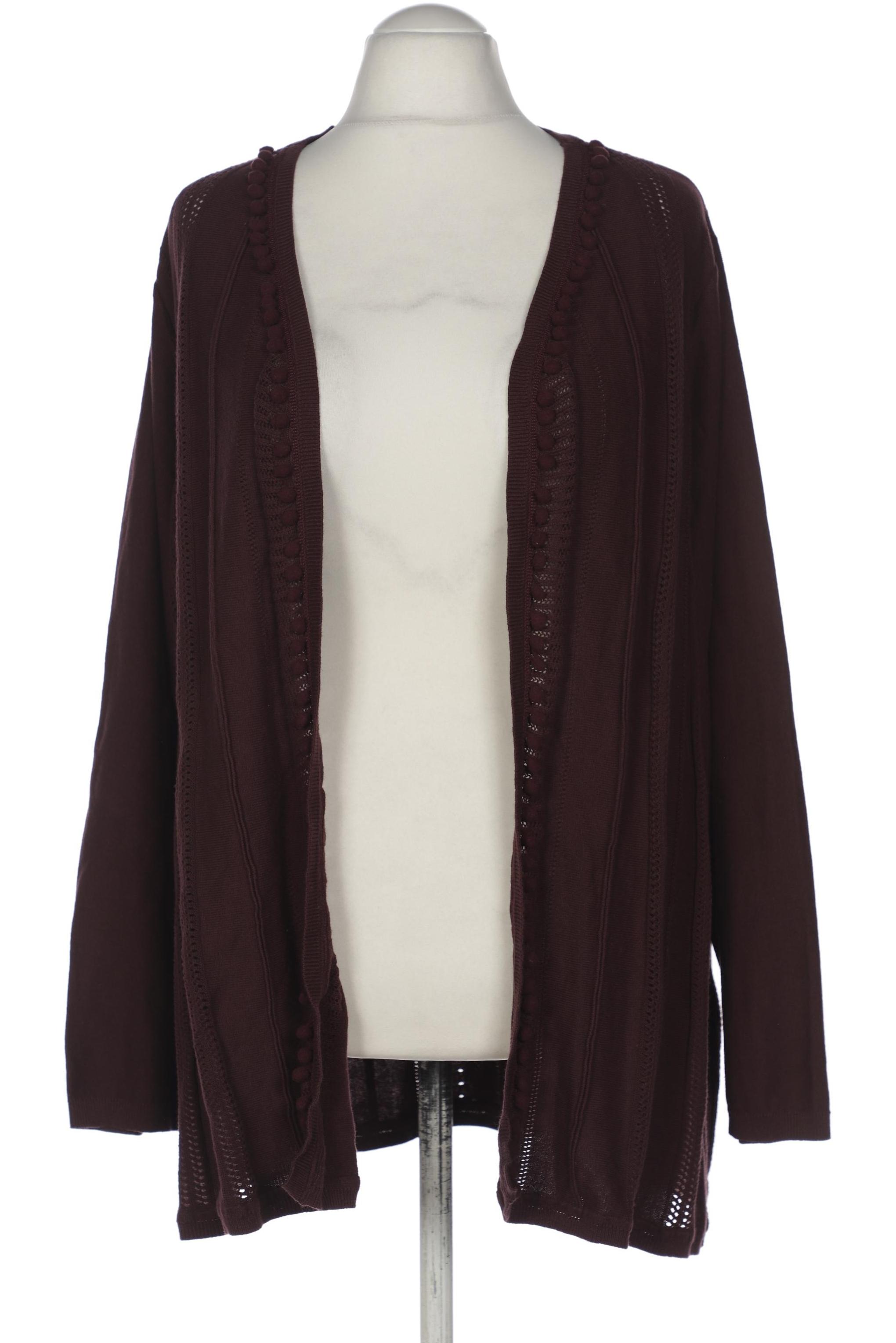 

Ulla Popken Damen Strickjacke, bordeaux, Gr. 54