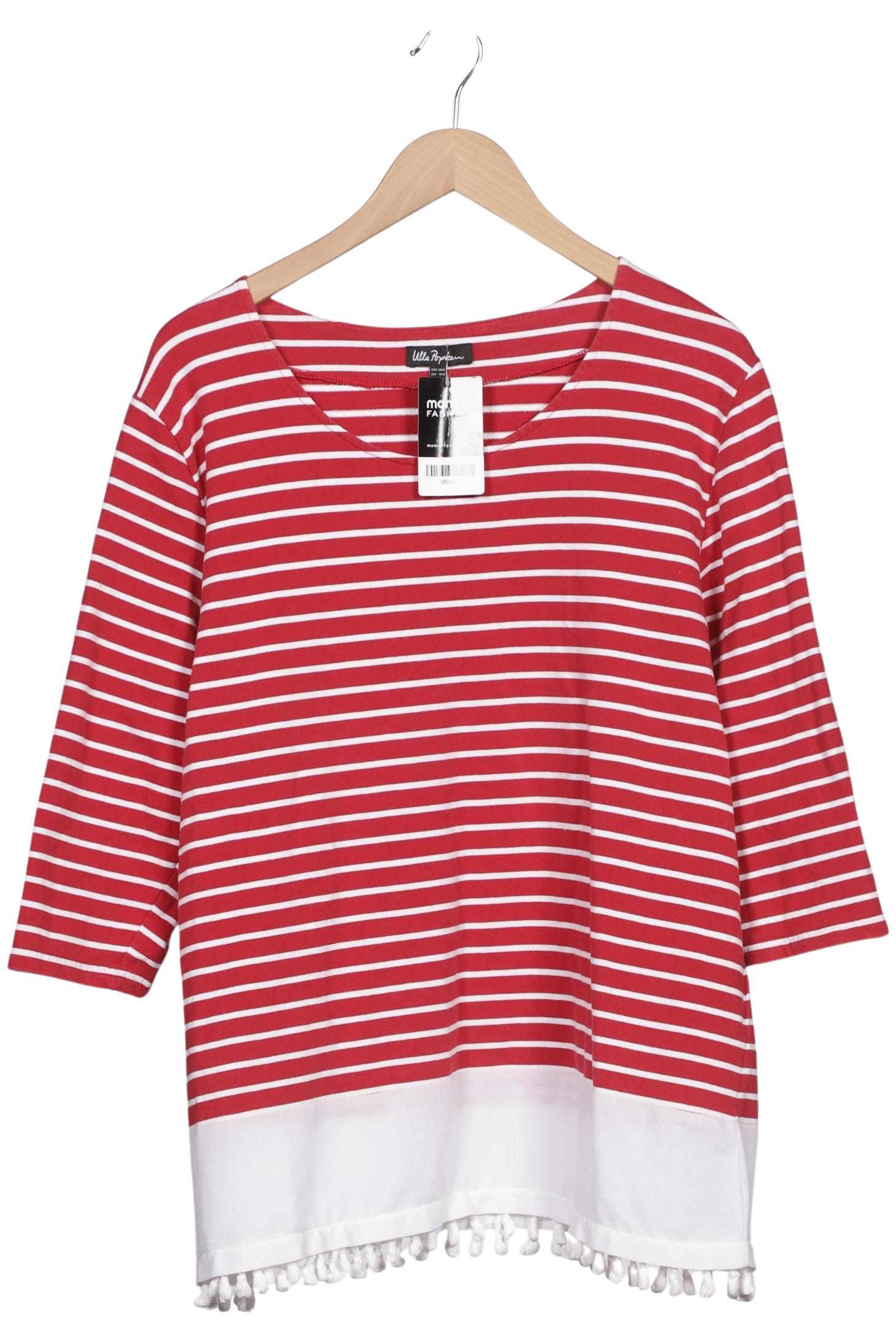 

Ulla Popken Damen Langarmshirt, bordeaux, Gr. 46