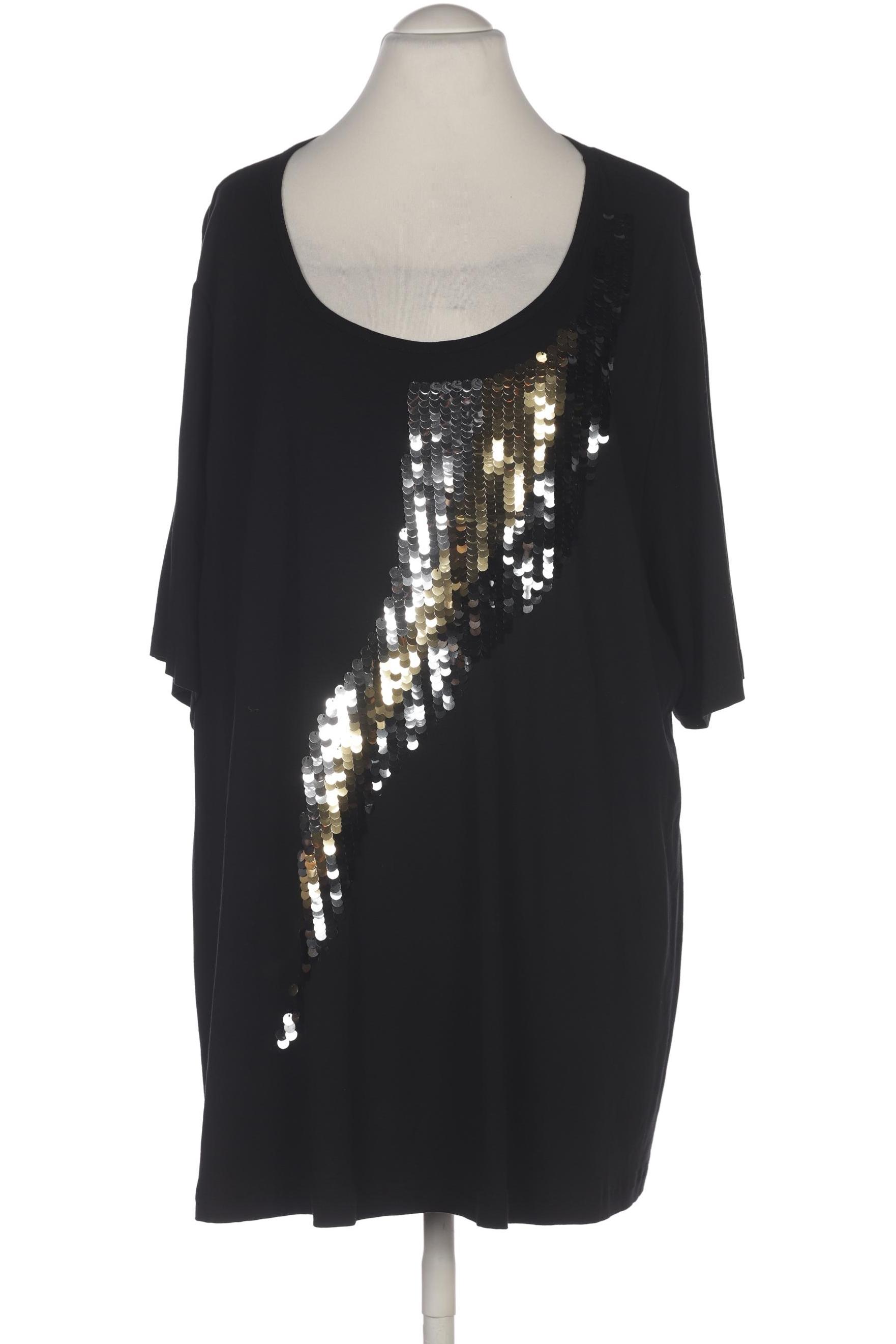 

Ulla Popken Damen T-Shirt, schwarz, Gr. 54