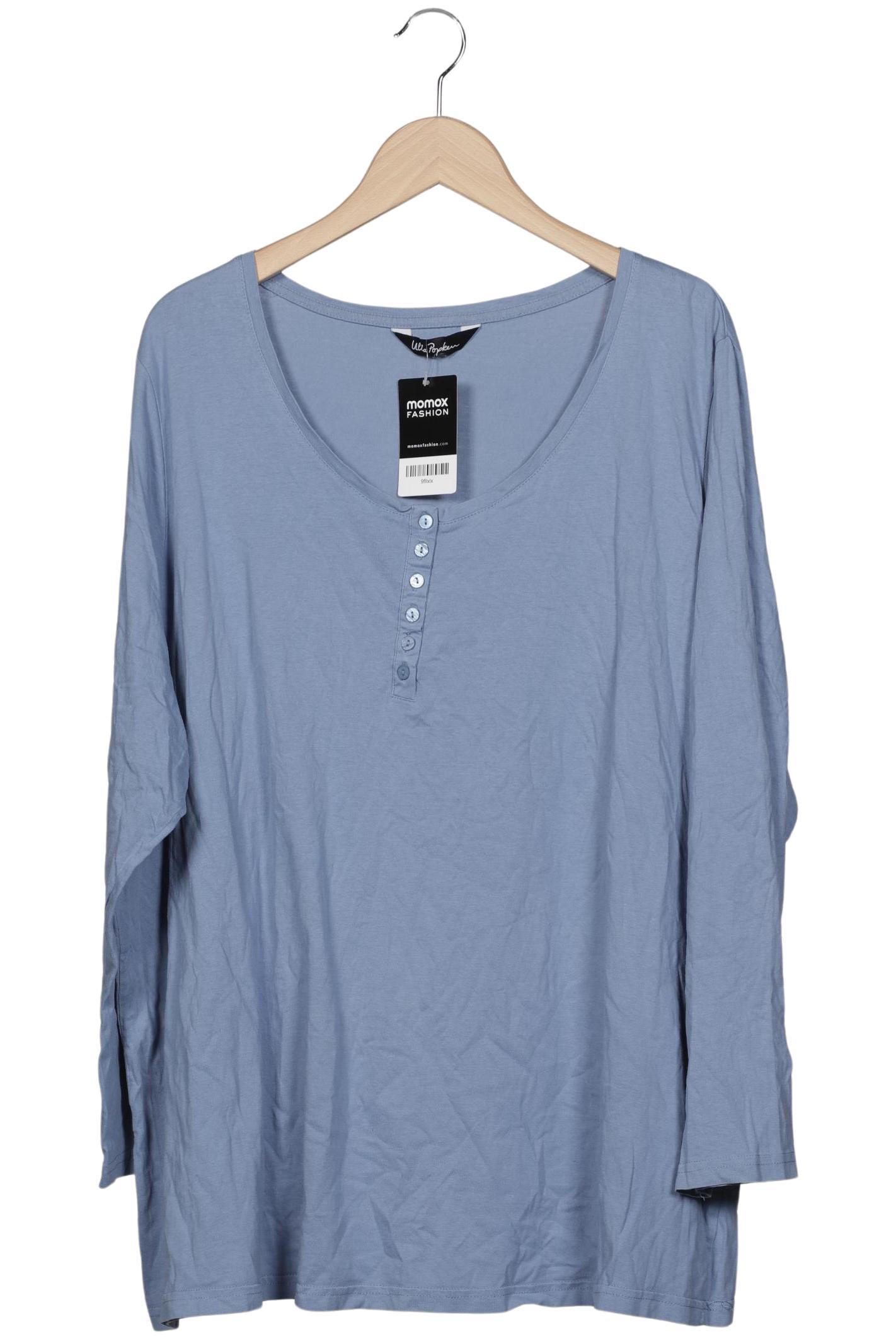 

Ulla Popken Damen Langarmshirt, hellblau, Gr. 48