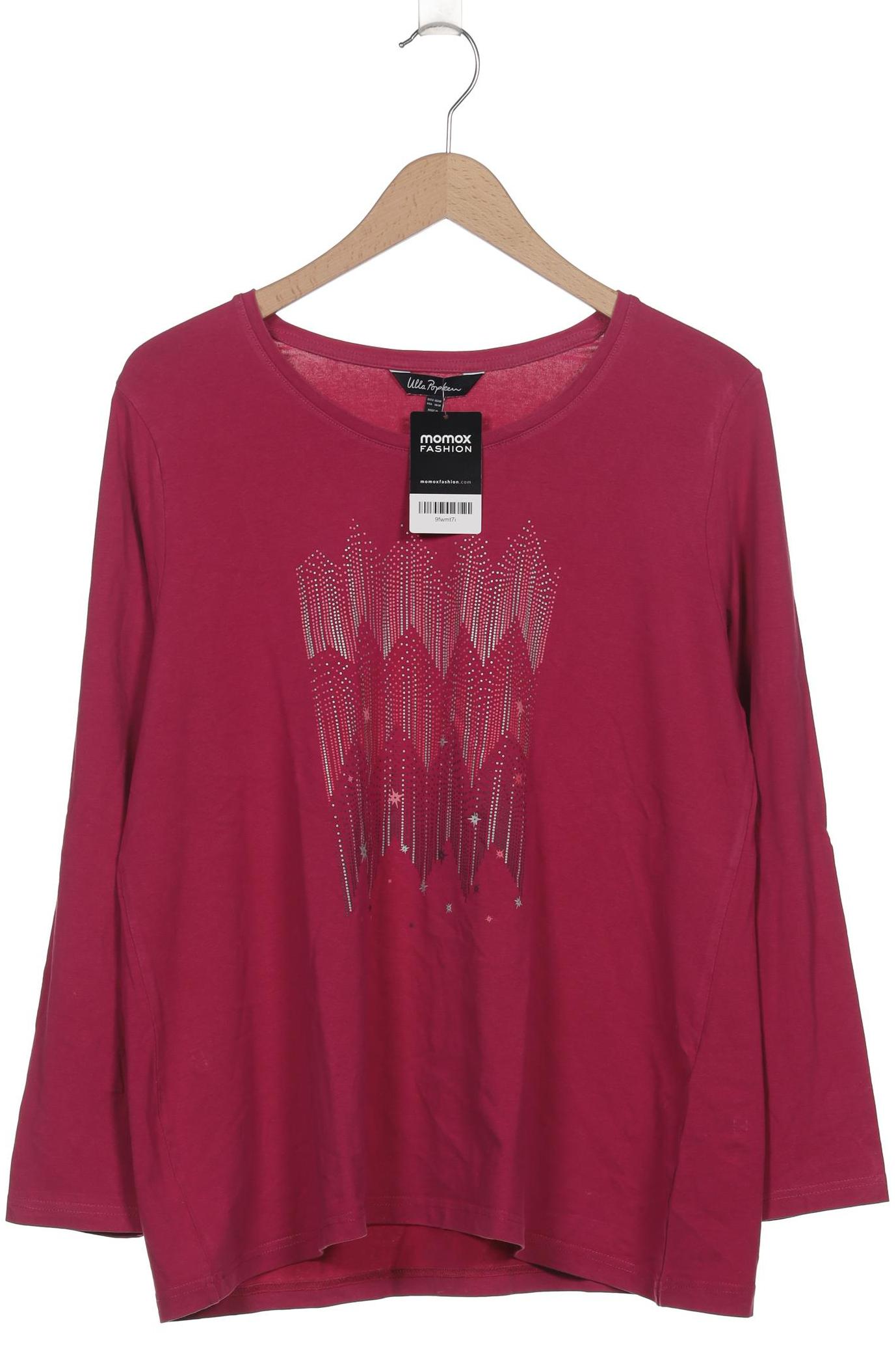 

Ulla Popken Damen Langarmshirt, pink, Gr. 46