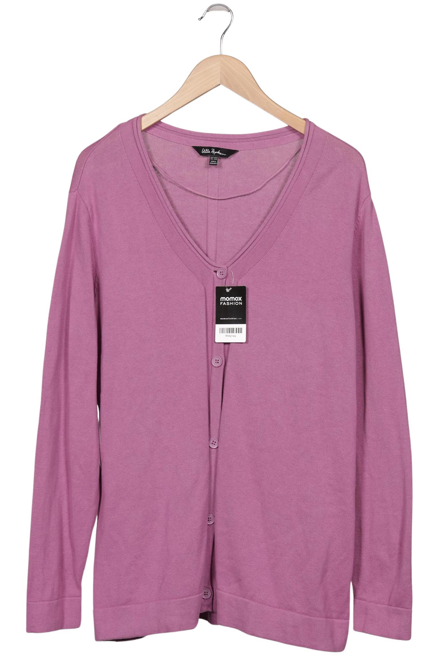 

Ulla Popken Damen Strickjacke, flieder, Gr. 42