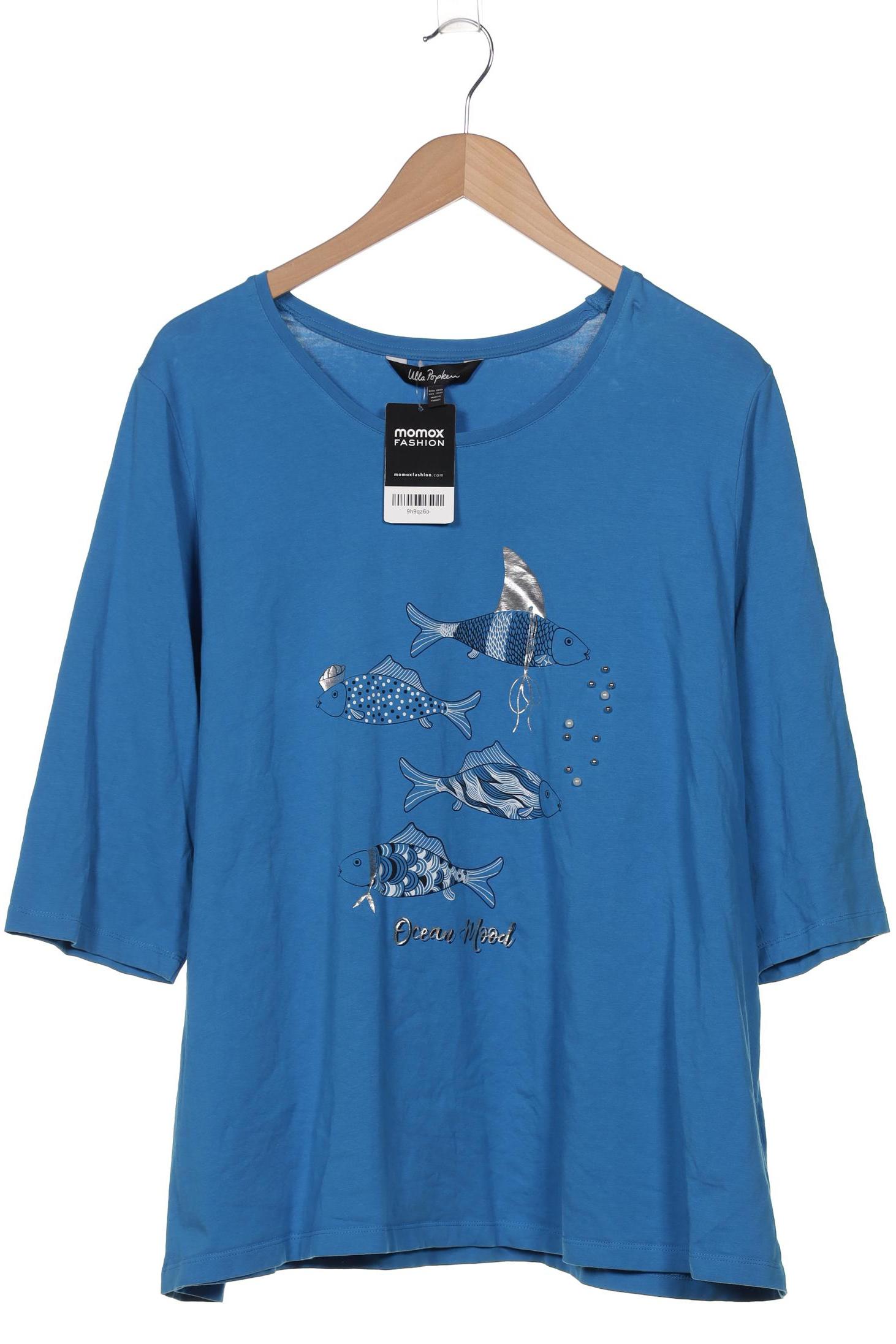 

Ulla Popken Damen T-Shirt, blau, Gr. 50