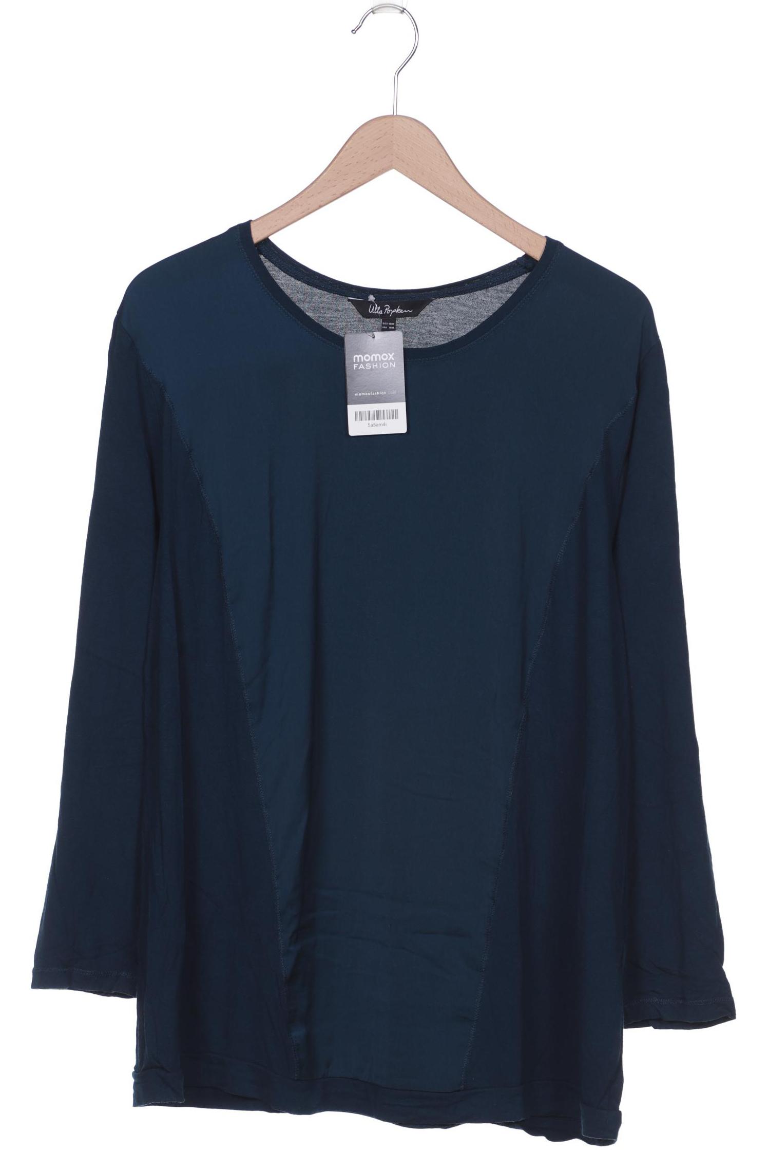 

Ulla Popken Damen Langarmshirt, türkis, Gr. 46