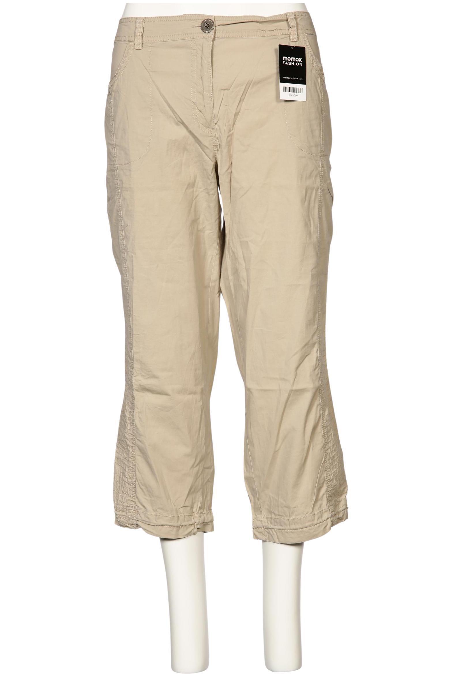 

Ulla Popken Damen Stoffhose, beige, Gr. 46