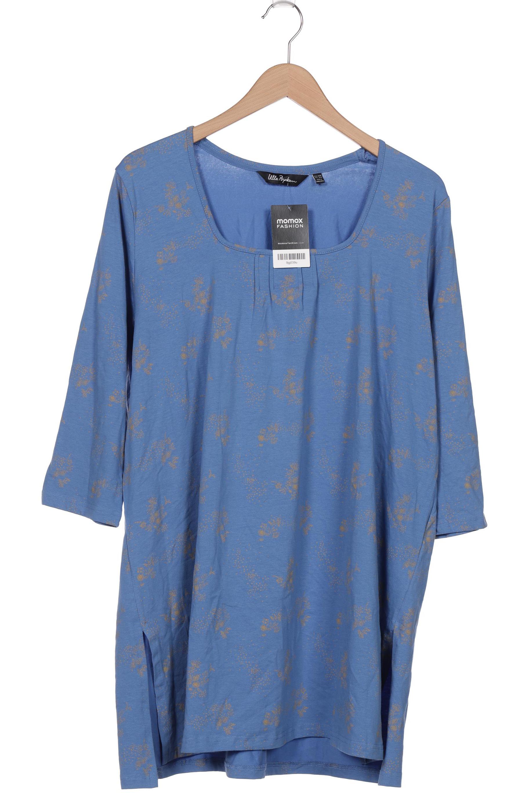 

Ulla Popken Damen Langarmshirt, blau