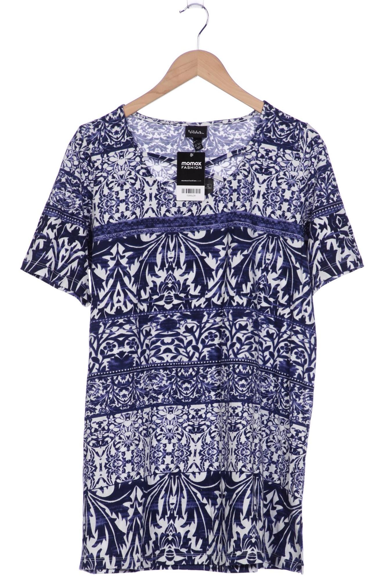 

Ulla Popken Damen T-Shirt, blau, Gr. 42