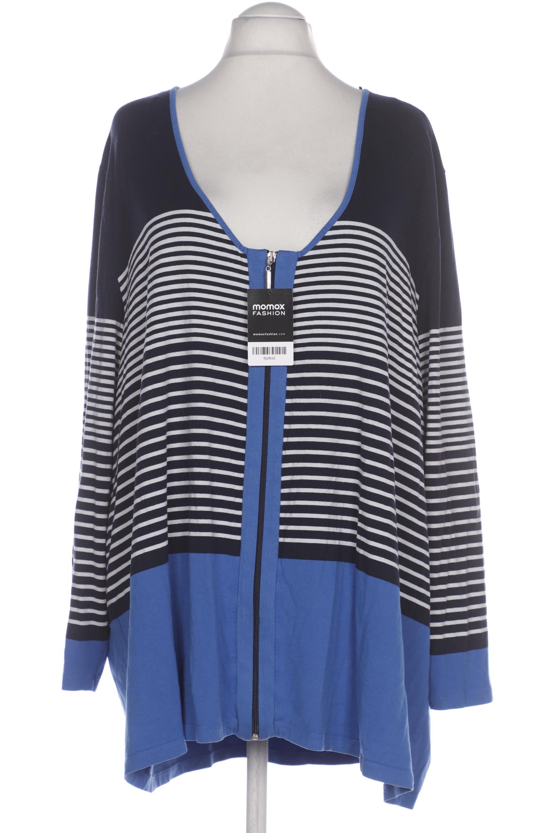 

Ulla Popken Damen Strickjacke, blau, Gr. 58