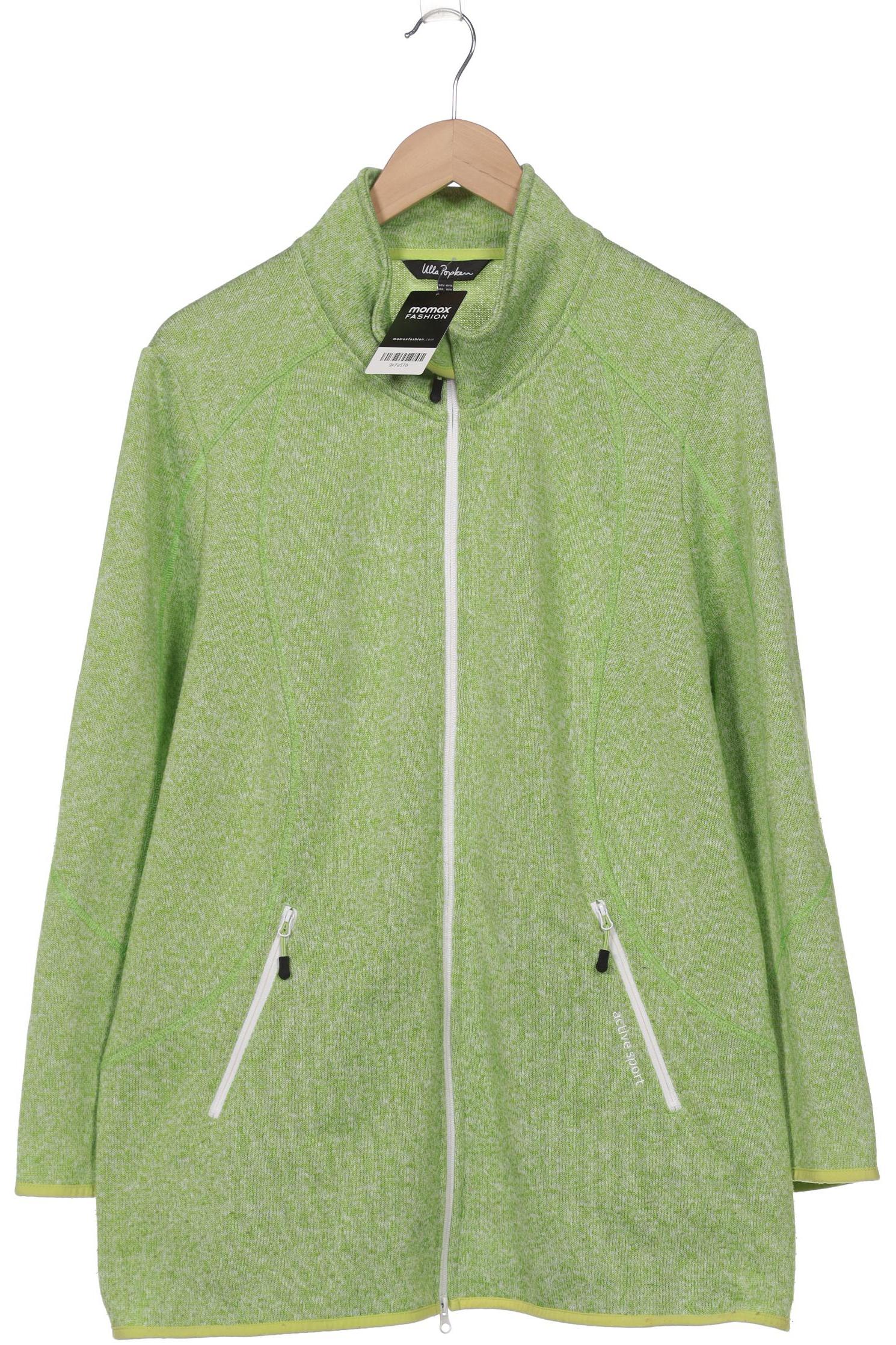 

Ulla Popken Damen Strickjacke, hellgrün, Gr. 46
