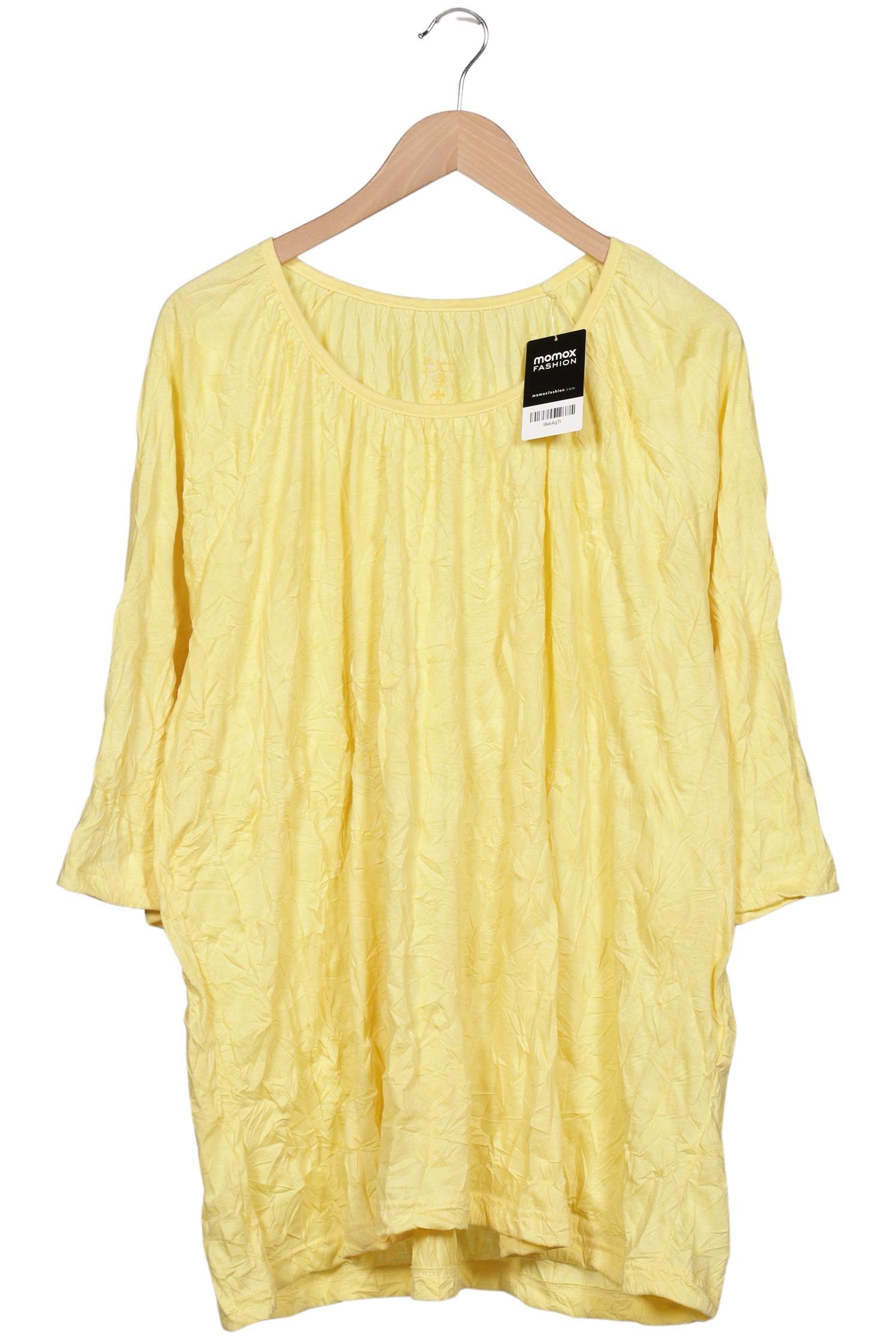 

Ulla Popken Damen Langarmshirt, gelb, Gr. 50
