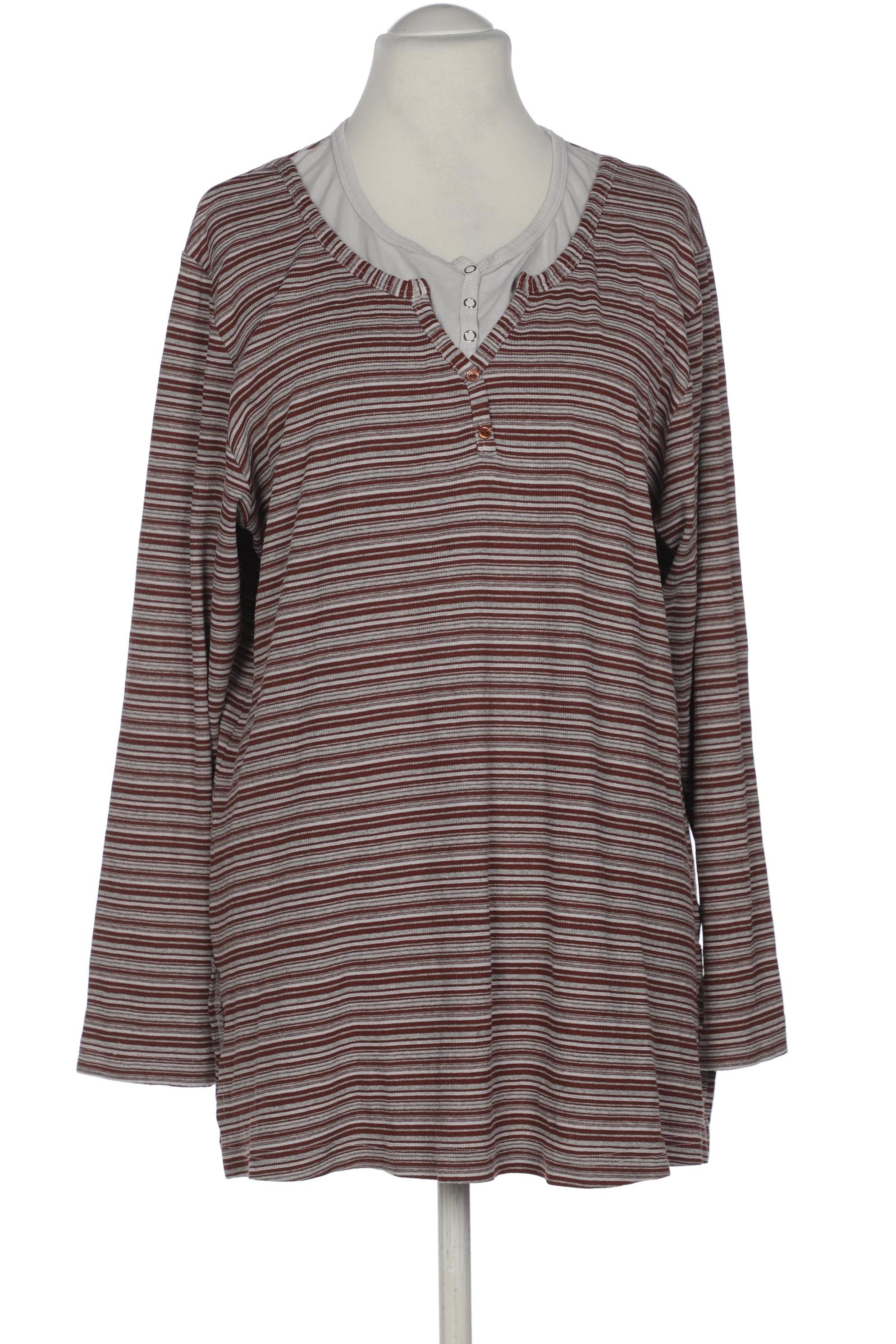 

Ulla Popken Damen Langarmshirt, rot, Gr. 52