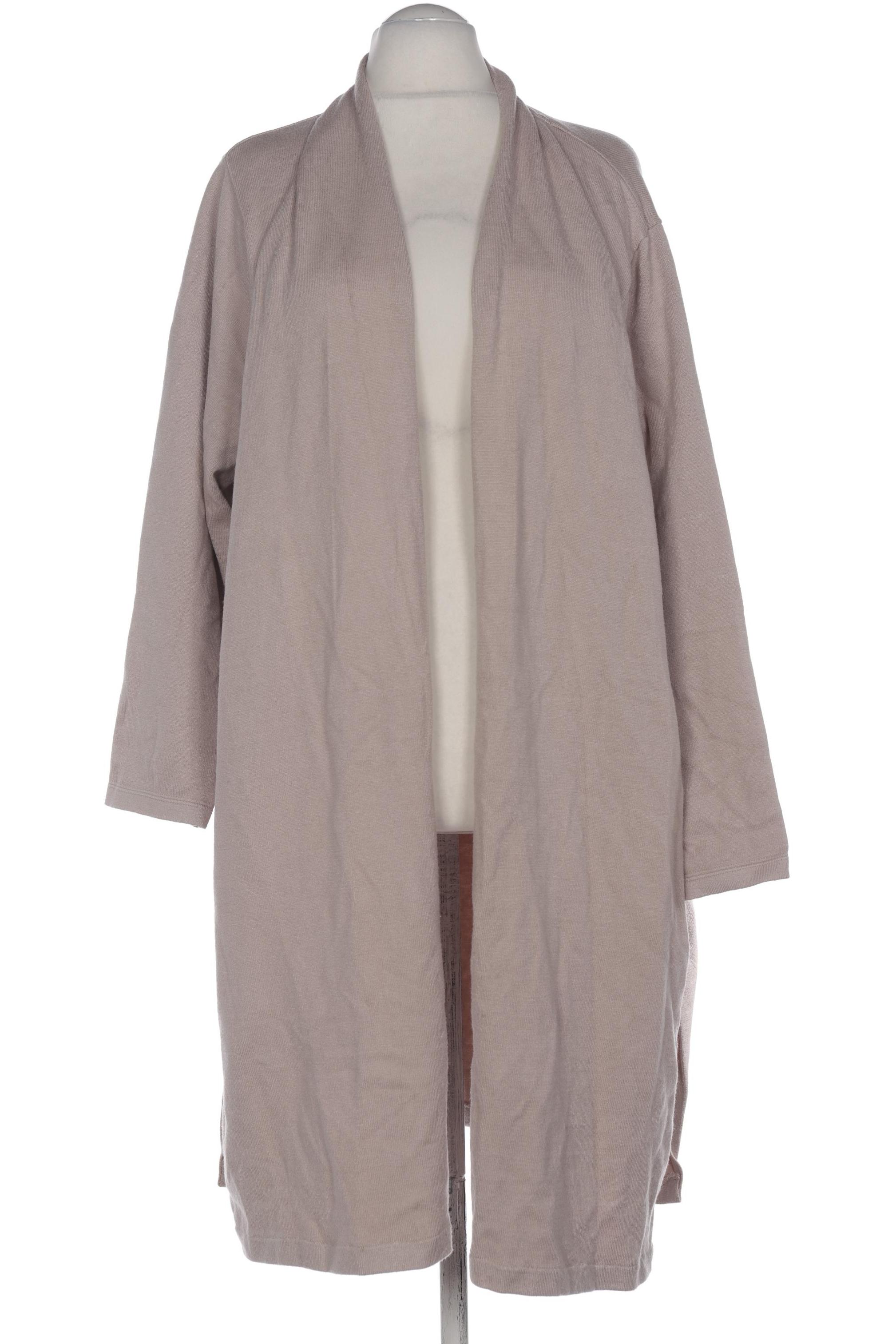 

Ulla Popken Damen Strickjacke, beige, Gr. 58