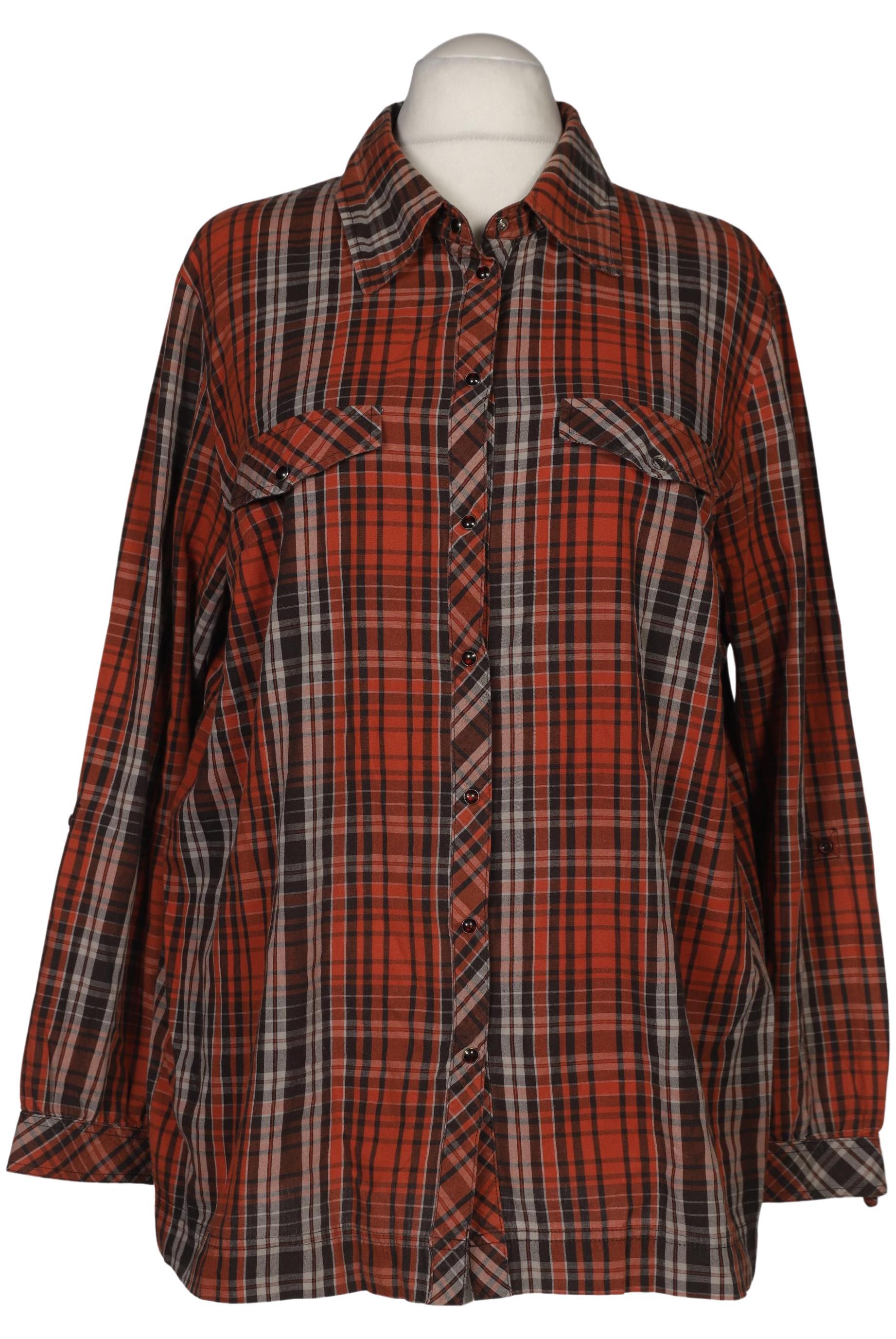 

Ulla Popken Damen Bluse, orange, Gr. 52