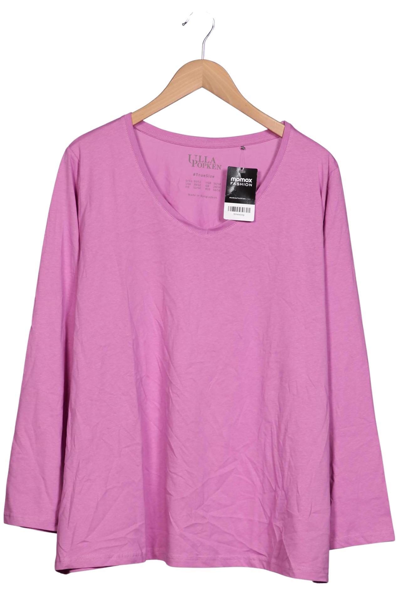 

Ulla Popken Damen Langarmshirt, pink, Gr. 50