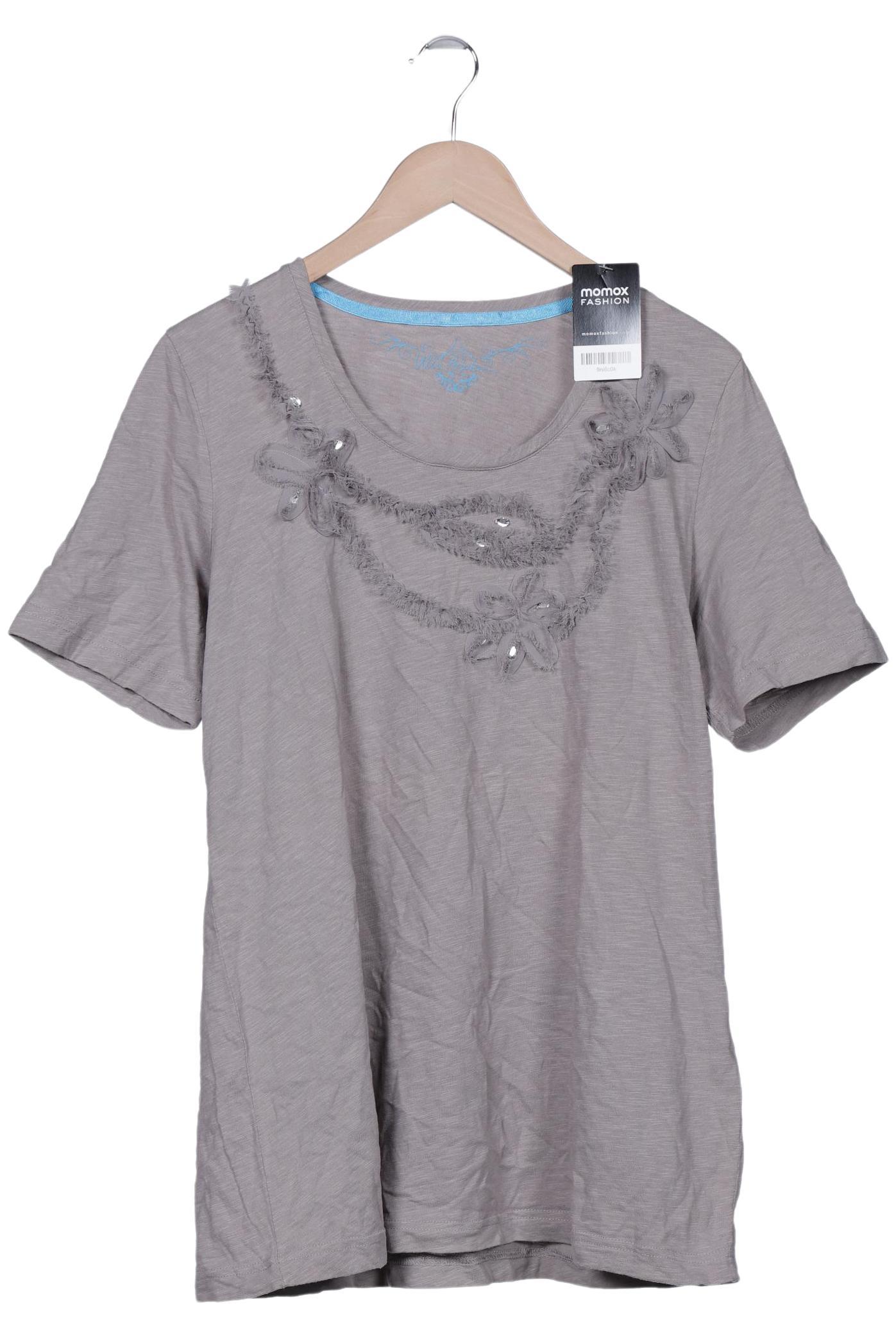 

Ulla Popken Damen T-Shirt, beige, Gr. 46