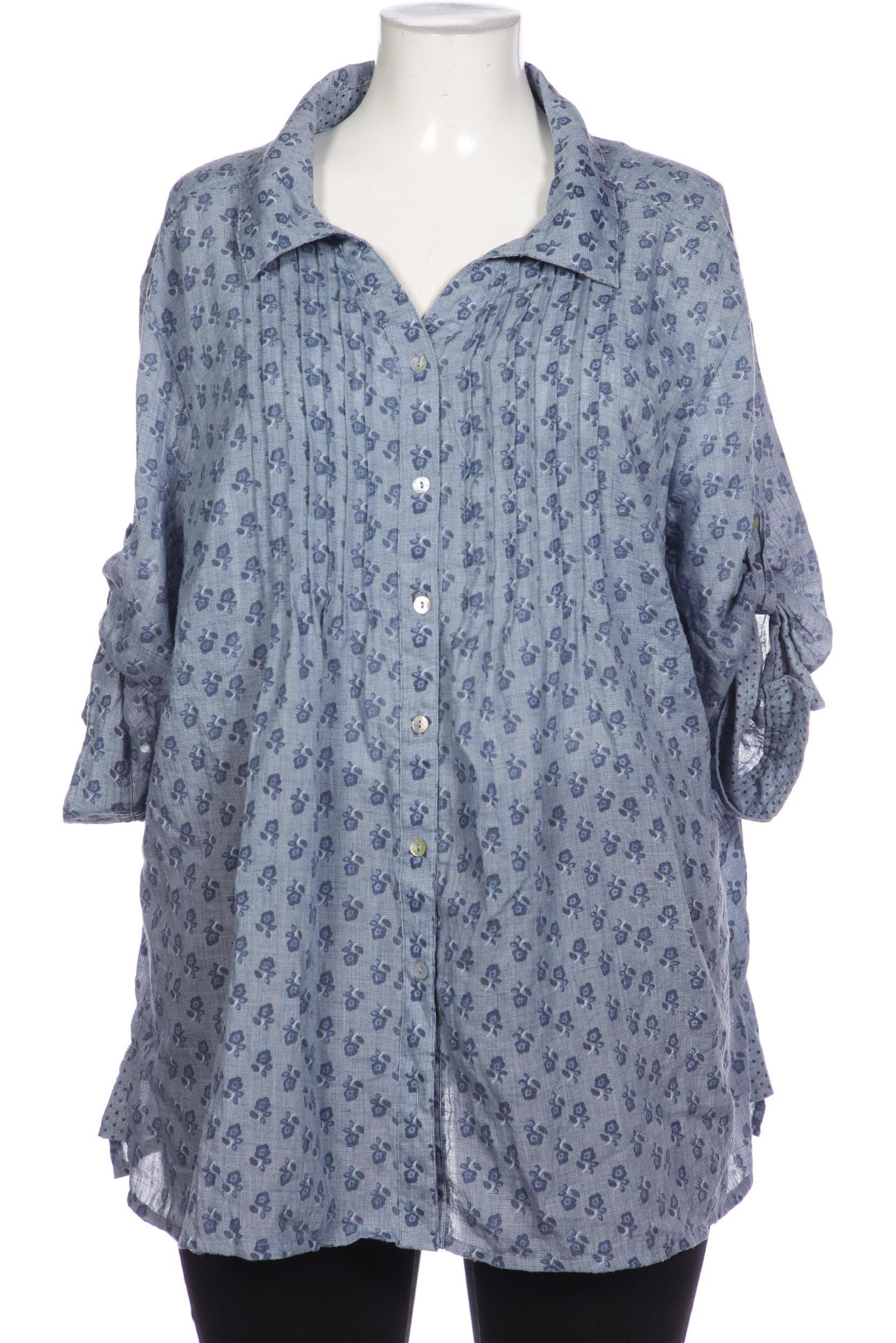 

Ulla Popken Damen Bluse, blau, Gr. 46