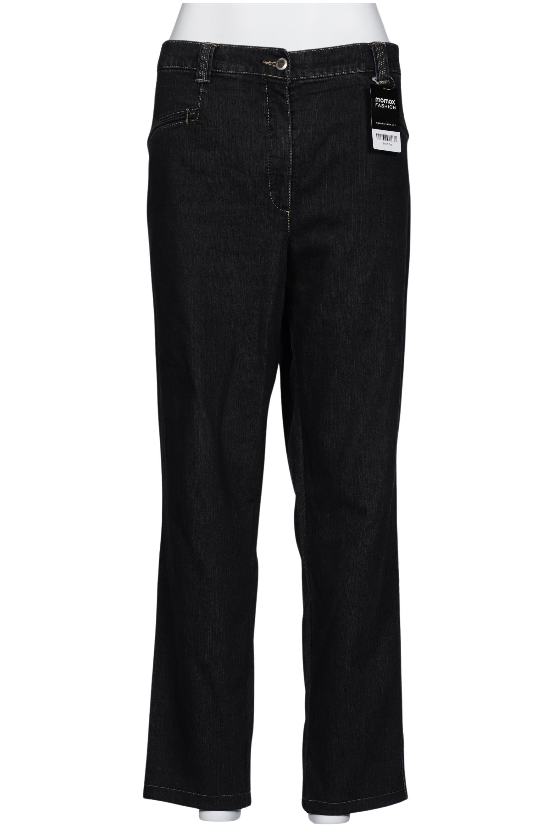 

Ulla Popken Damen Jeans, schwarz, Gr. 48