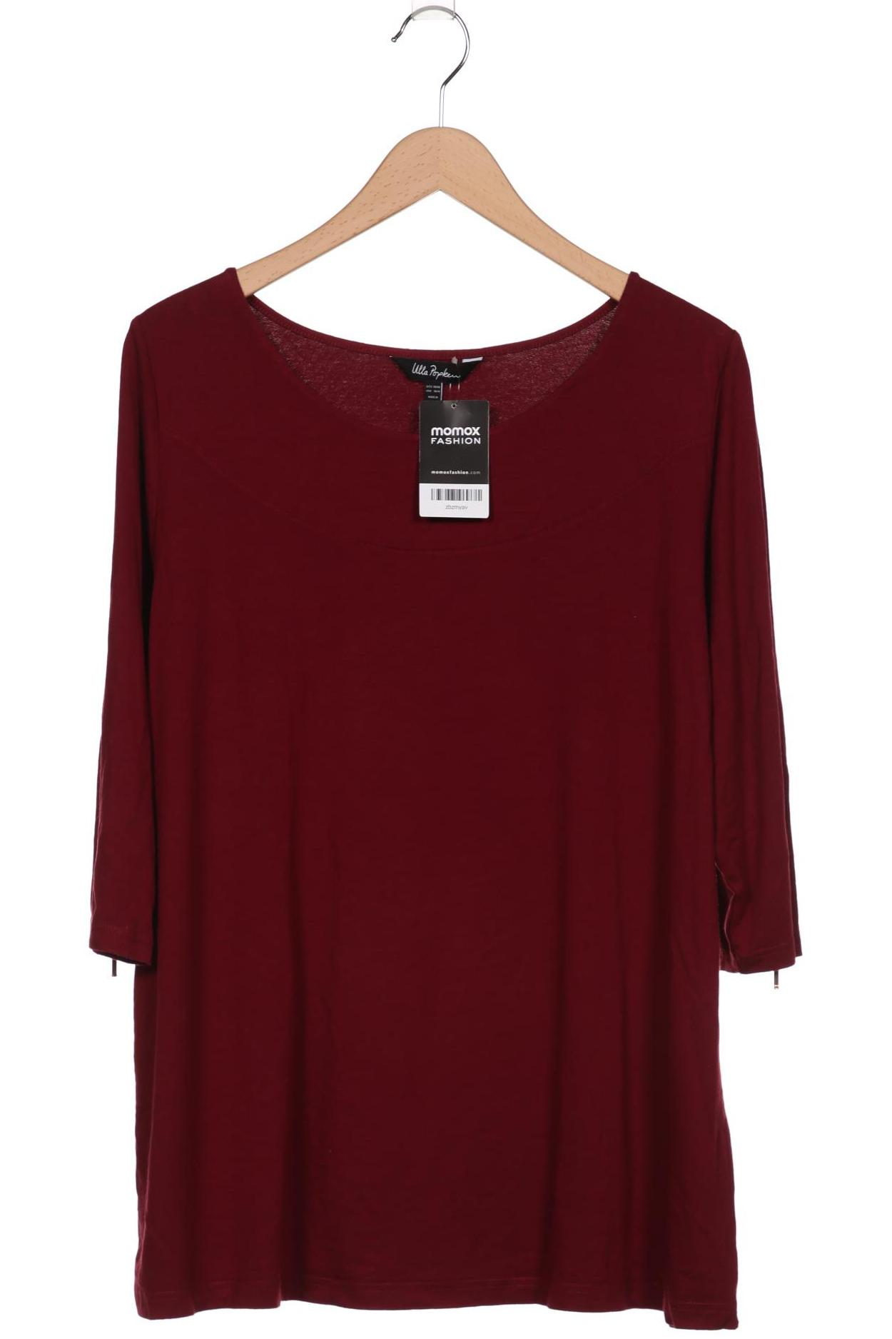 

Ulla Popken Damen Langarmshirt, bordeaux, Gr. 46