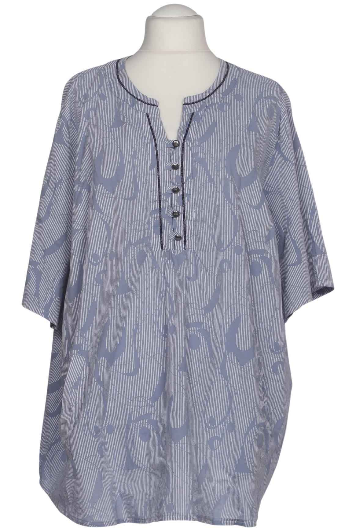 

Ulla Popken Damen Bluse, blau, Gr. 54
