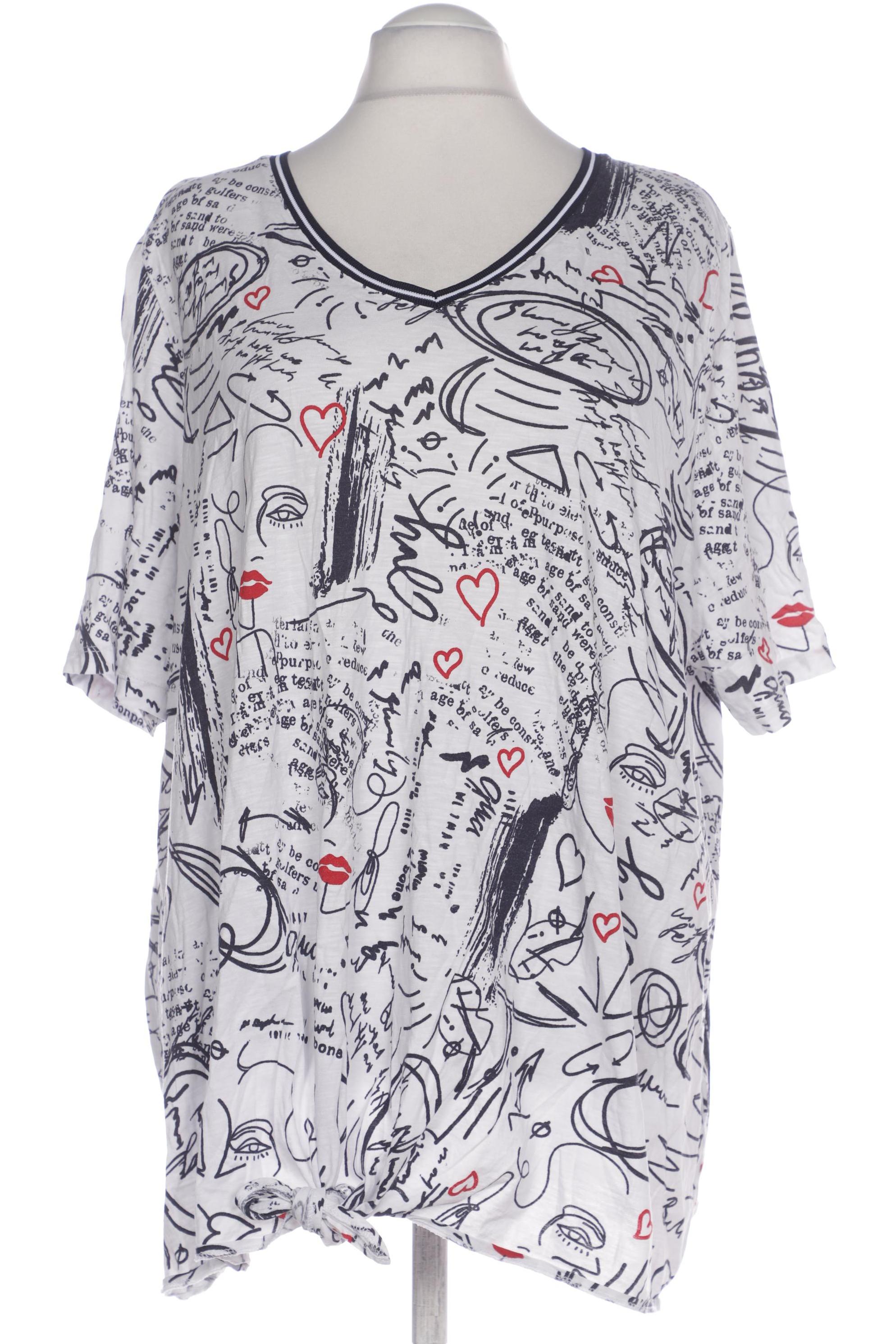 

Ulla Popken Damen T-Shirt, weiß, Gr. 54