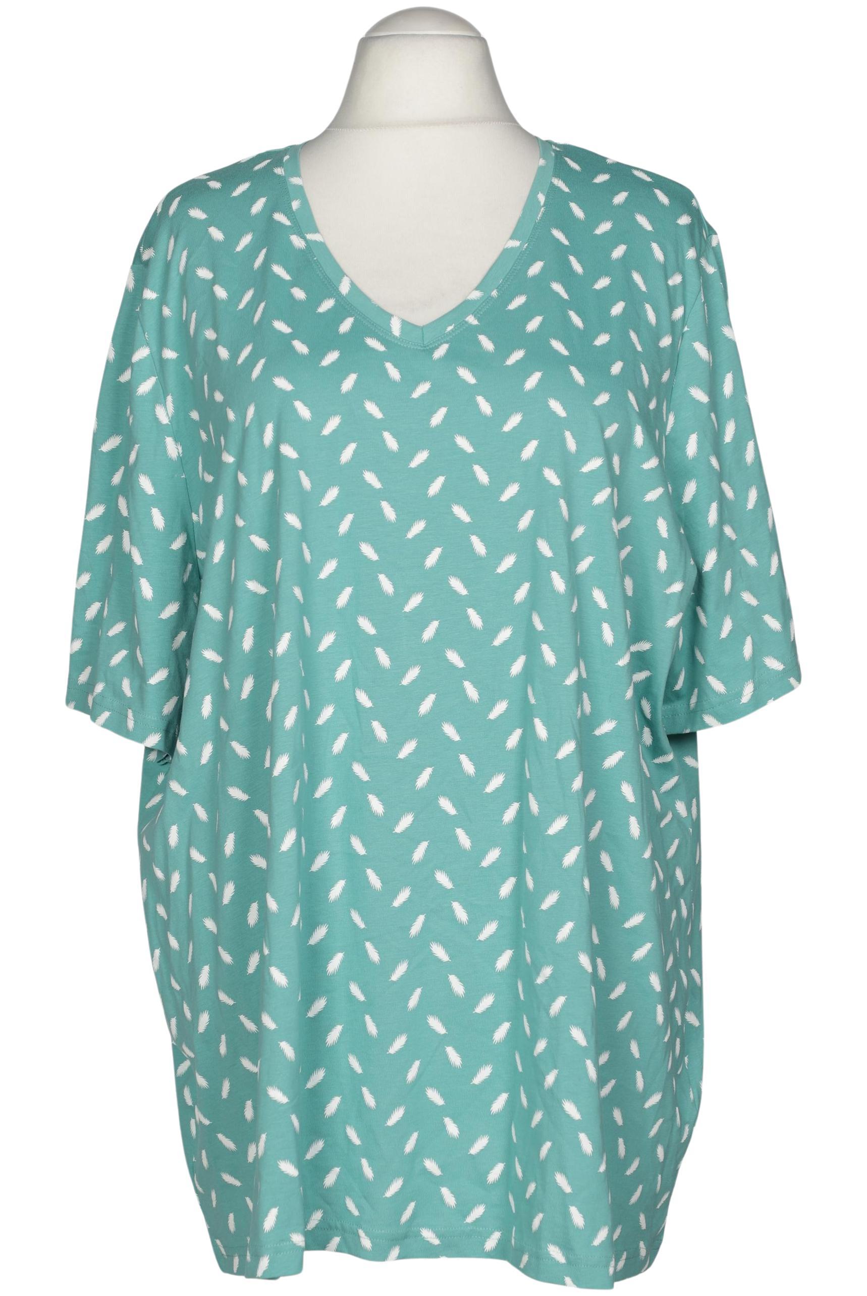 

Ulla Popken Damen T-Shirt, türkis, Gr. 54