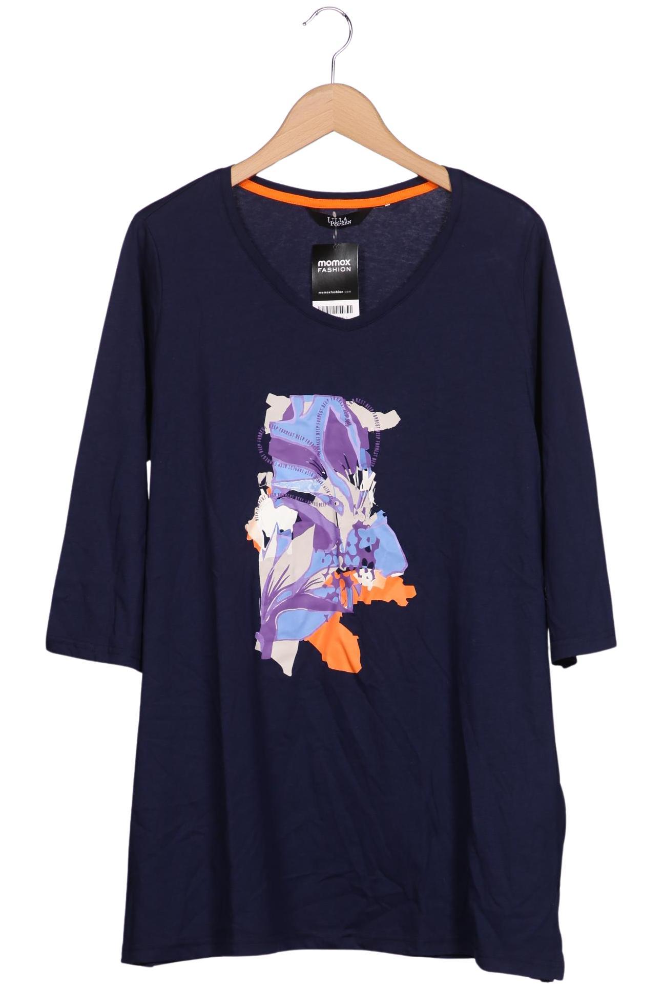 

Ulla Popken Damen Langarmshirt, marineblau, Gr. 48