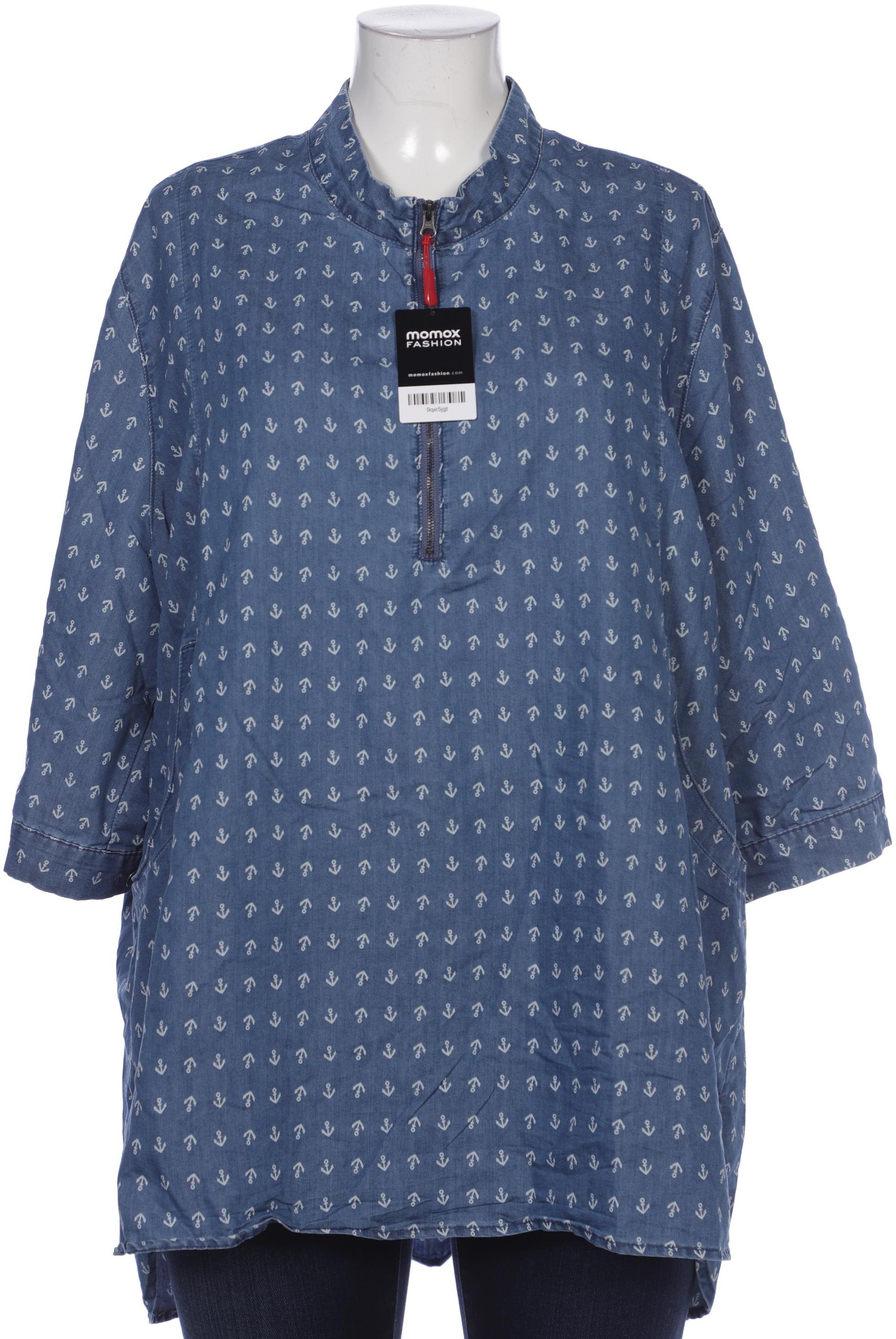 

Ulla Popken Damen Bluse, blau, Gr. 50
