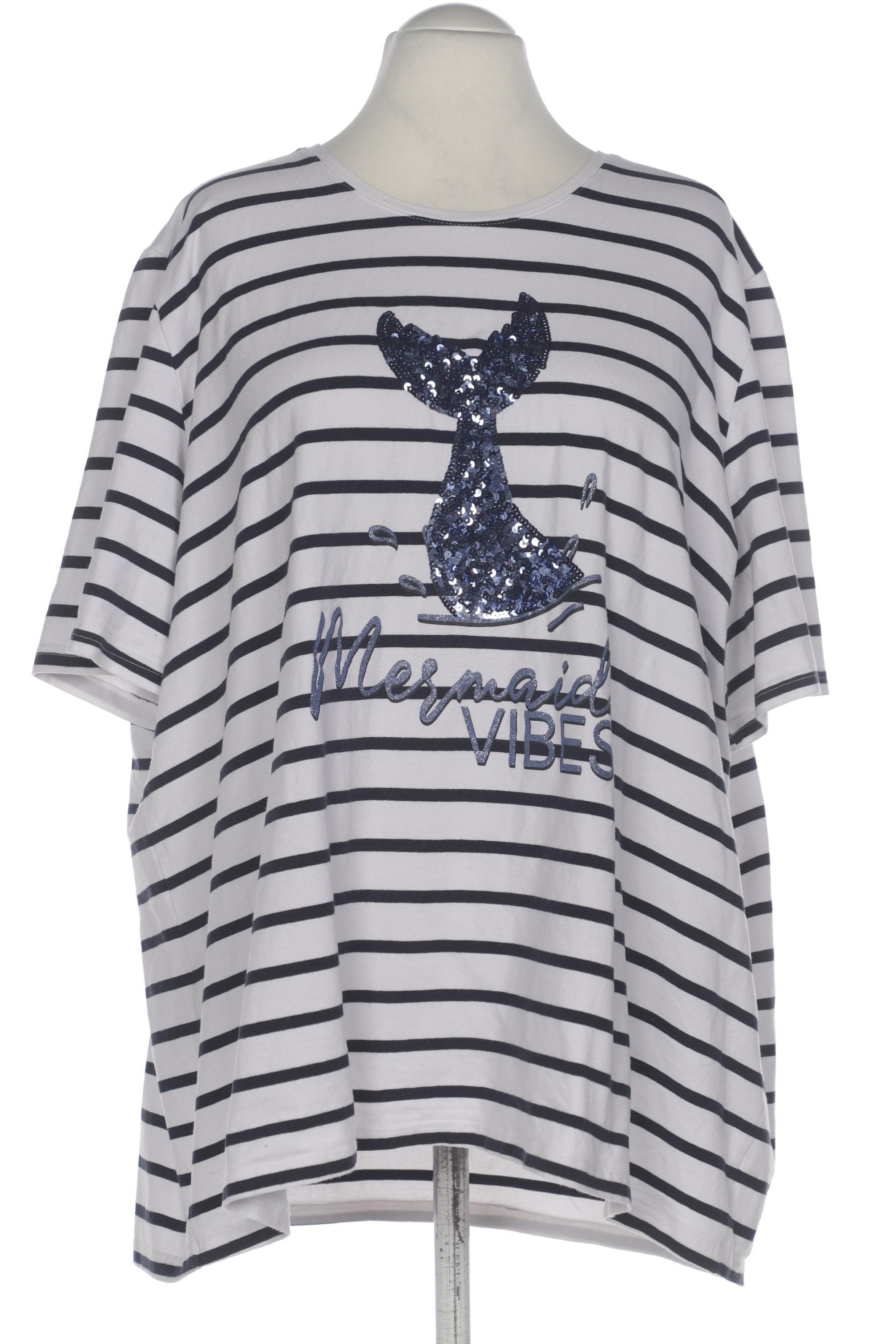 

Ulla Popken Damen T-Shirt, weiß, Gr. 56