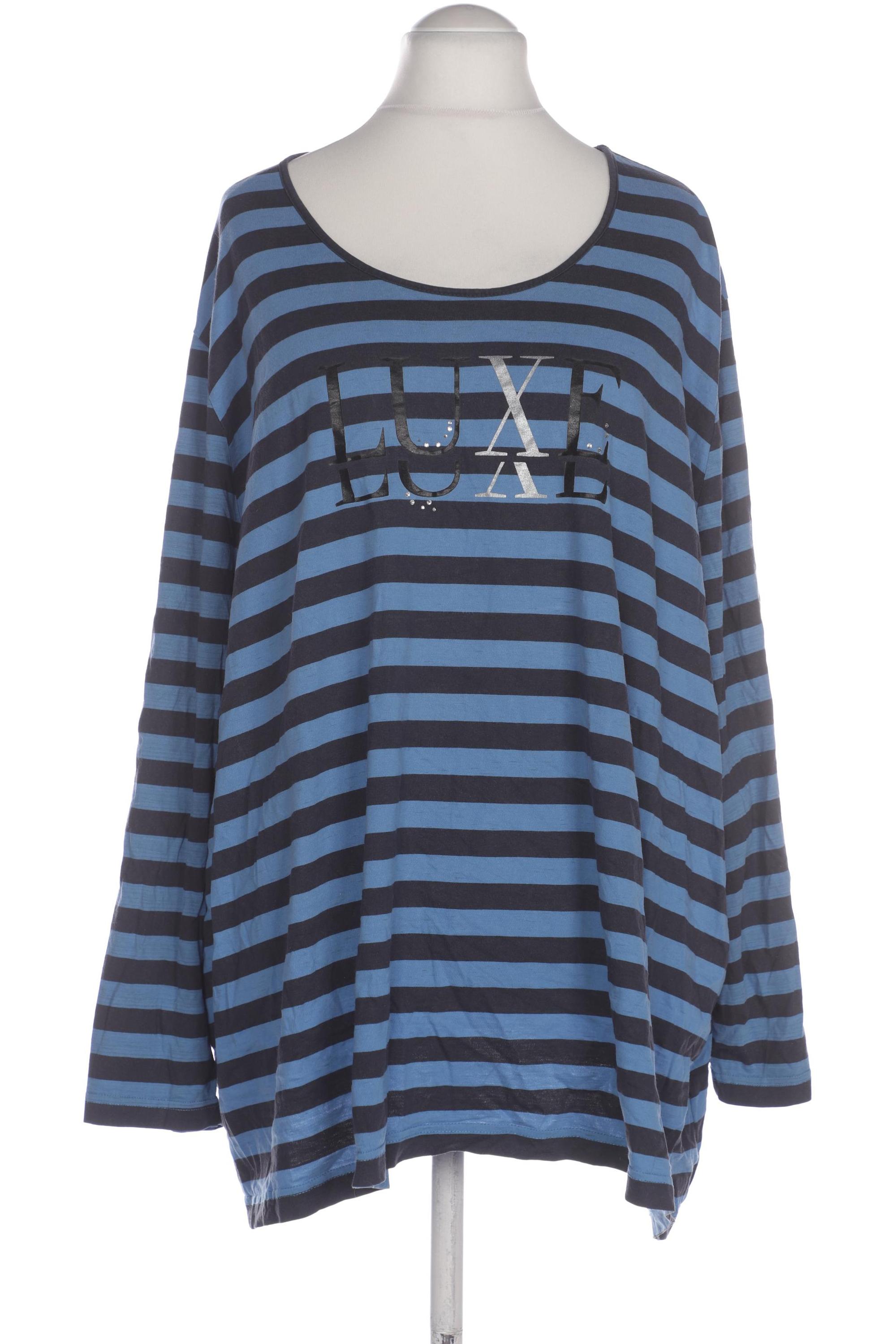 

Ulla Popken Damen Langarmshirt, blau, Gr. 66