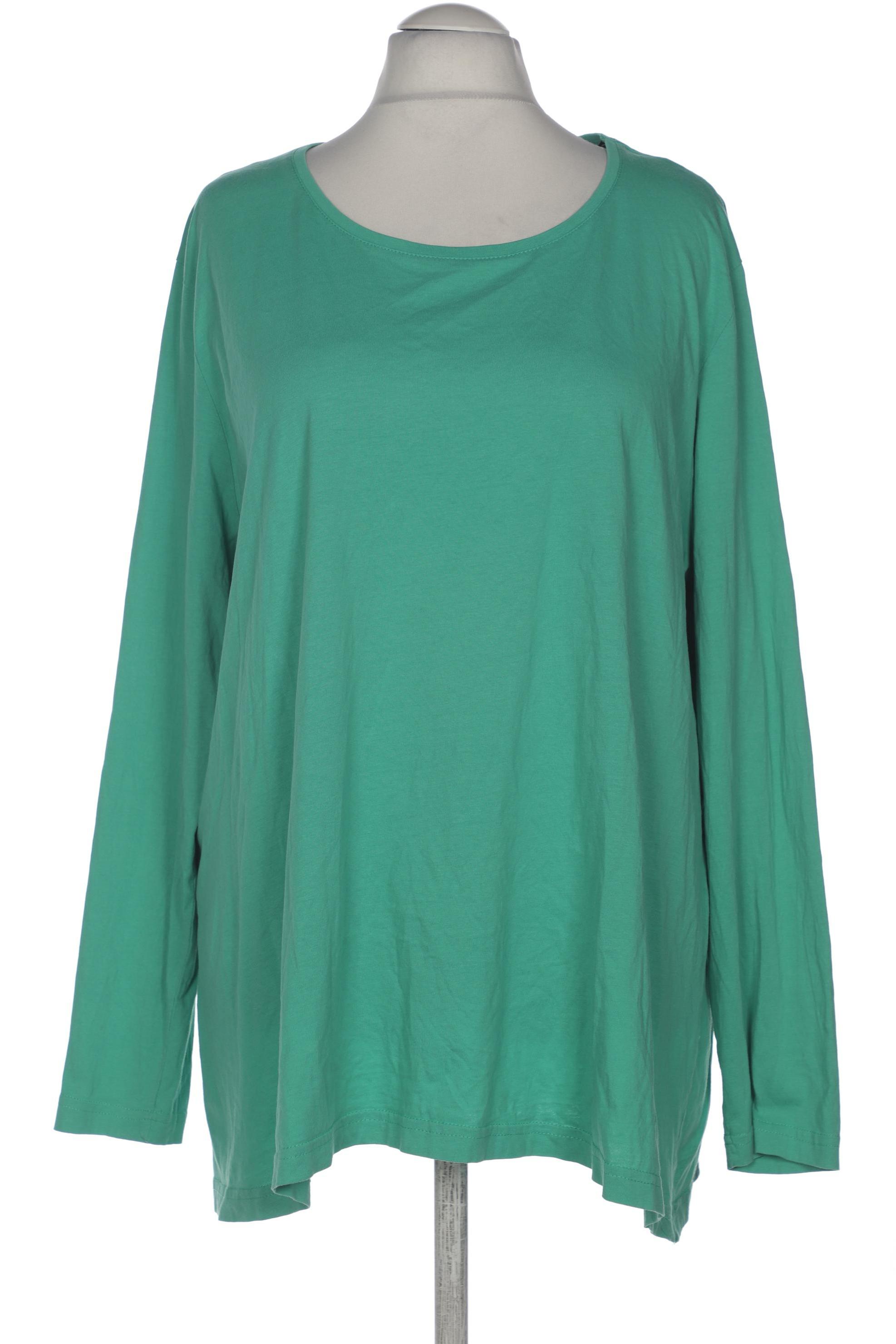 

Ulla Popken Damen Langarmshirt, grün, Gr. 54