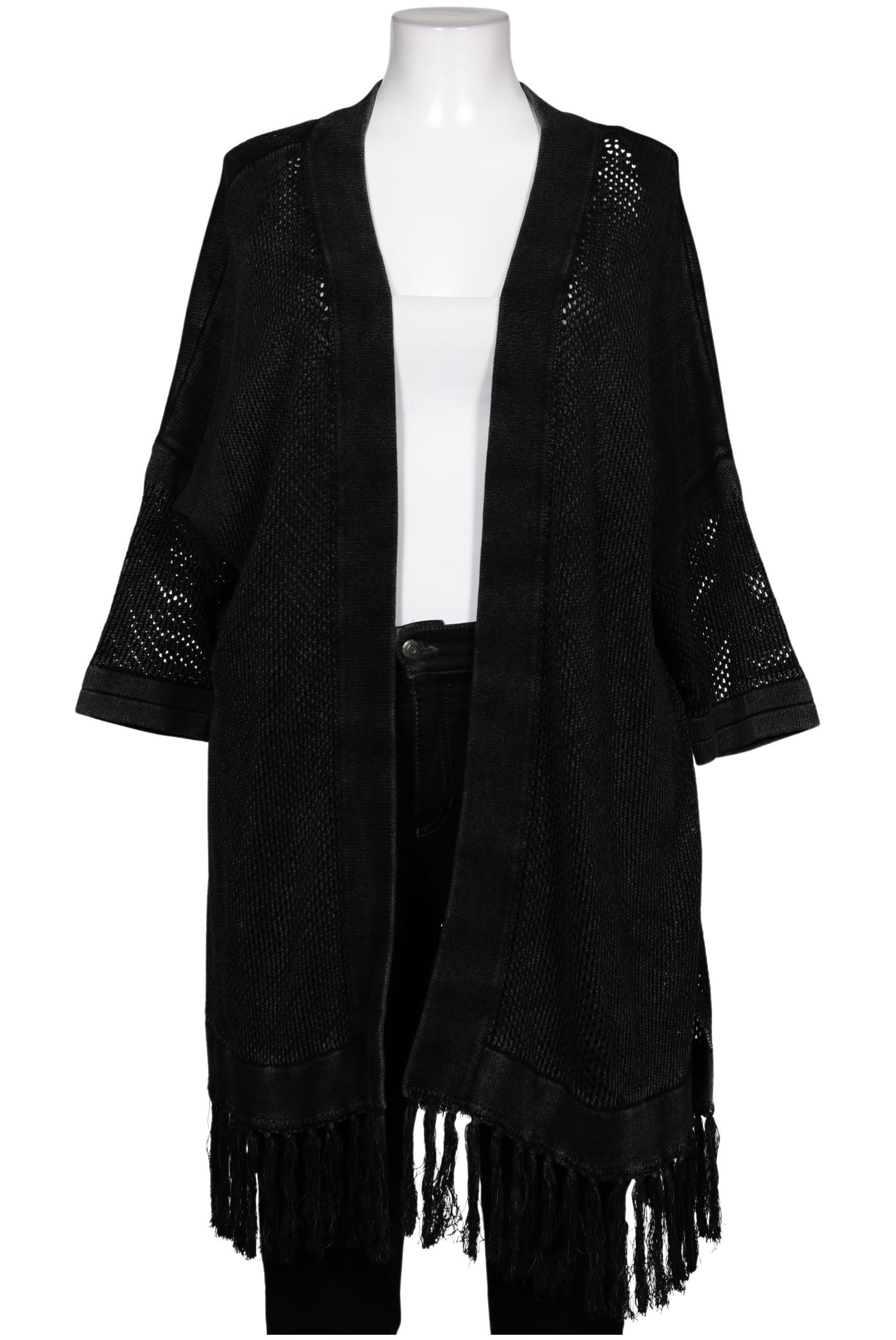 

Ulla Popken Damen Strickjacke, schwarz, Gr. 46